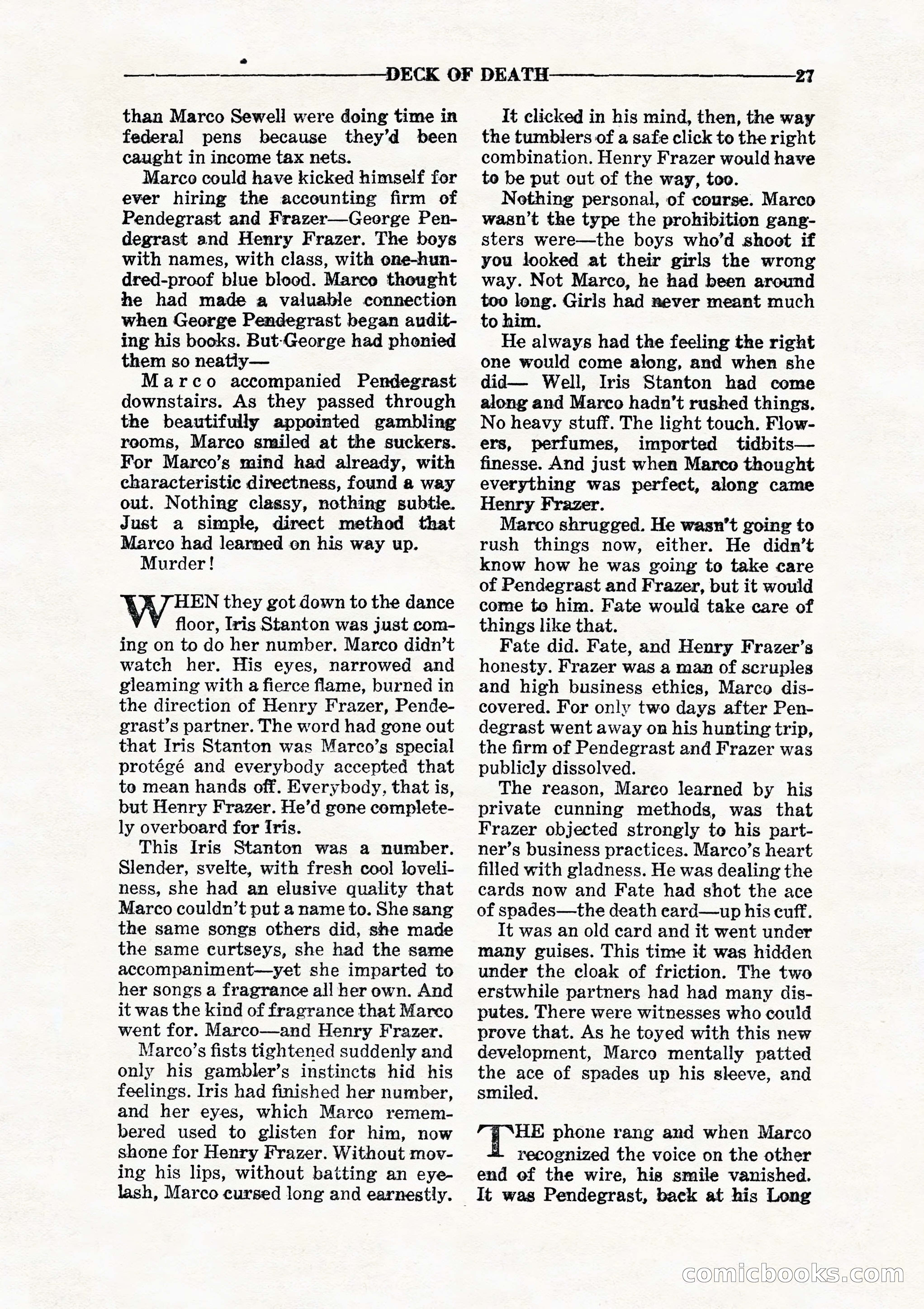10 Story Detective, July 1942 — page 29: Pulp Fiction, 1942