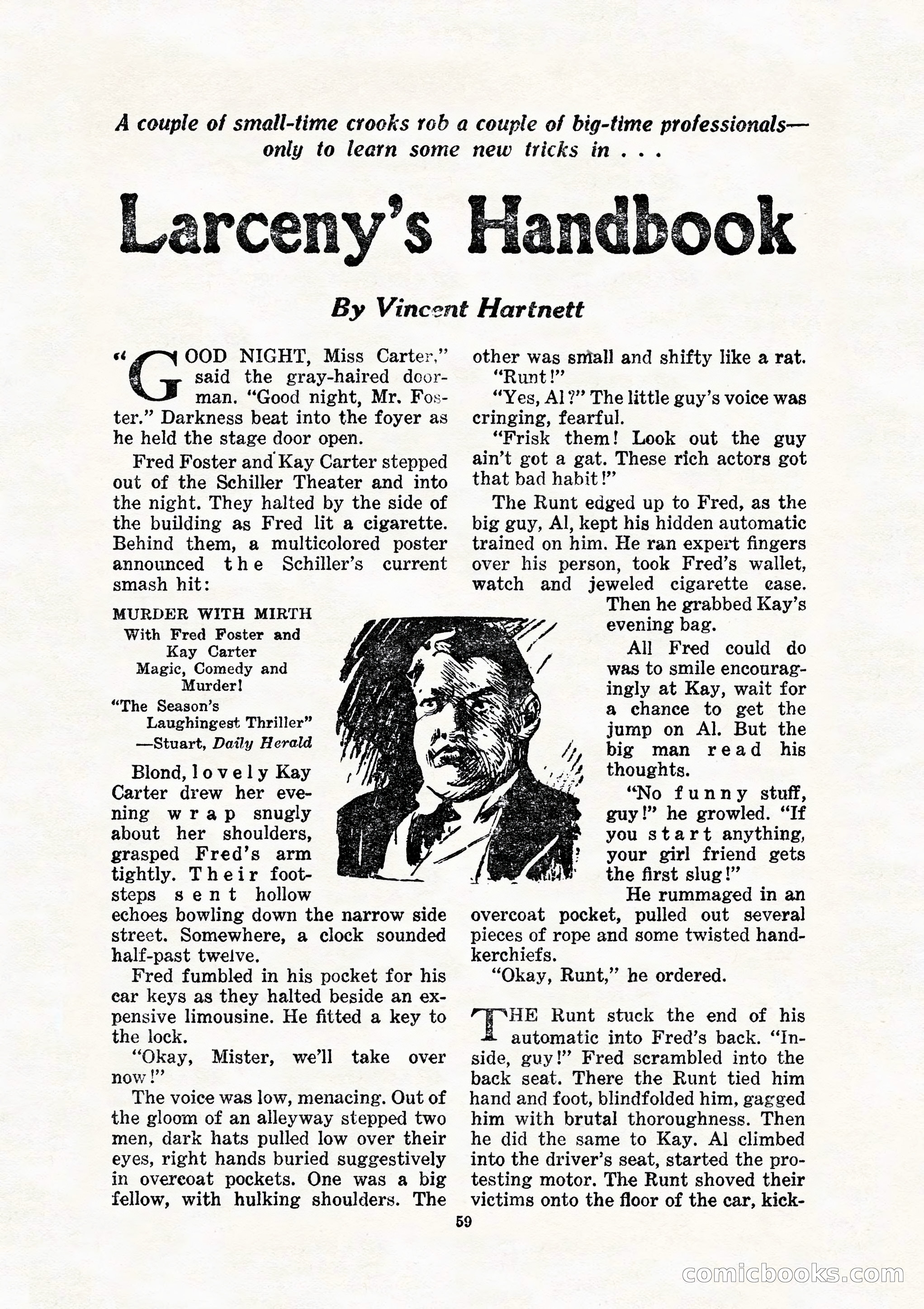 10 Story Detective, July 1942 — page 61: Pulp Fiction, 1942