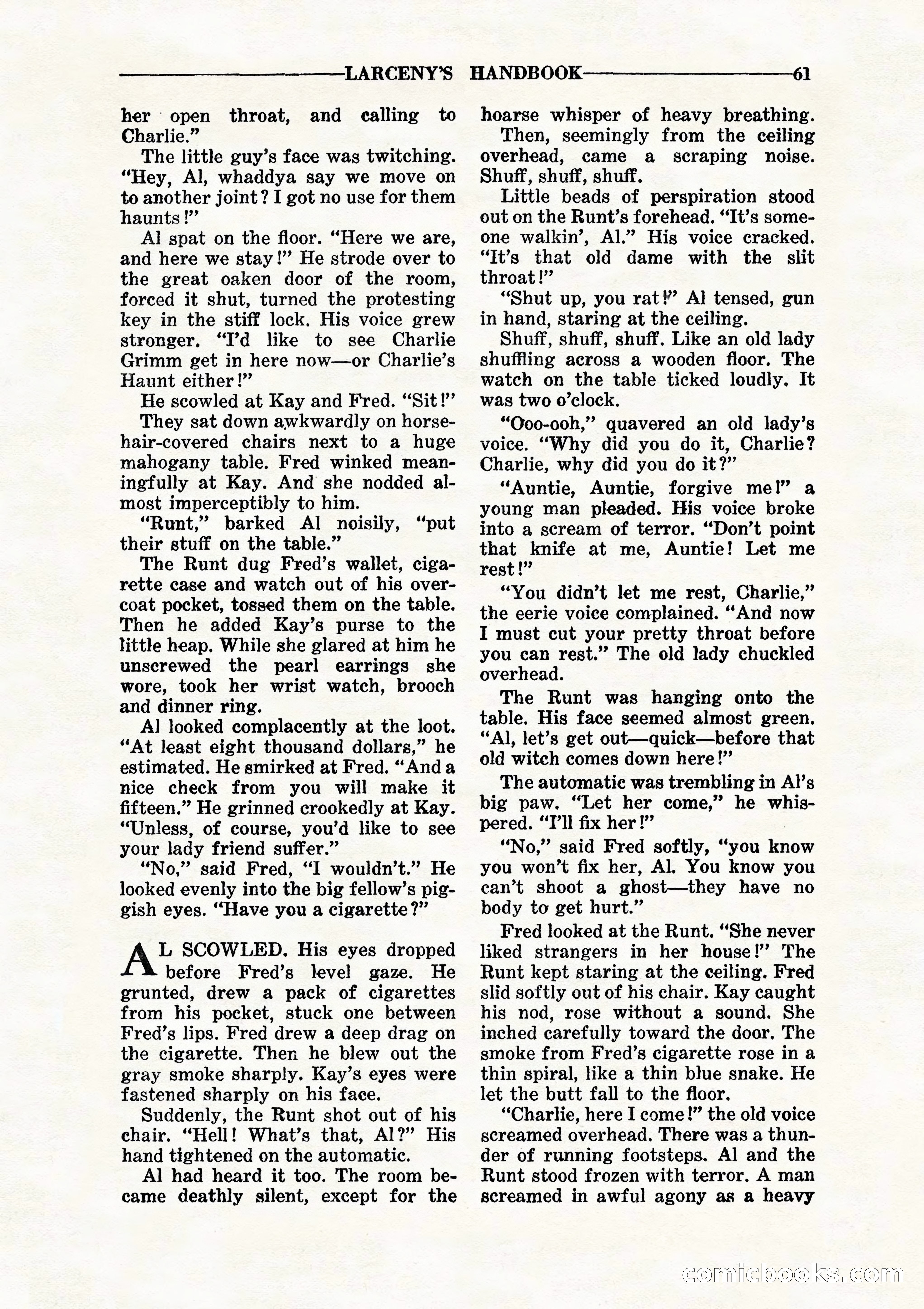 10 Story Detective, July 1942 — page 63: Pulp Fiction, 1942