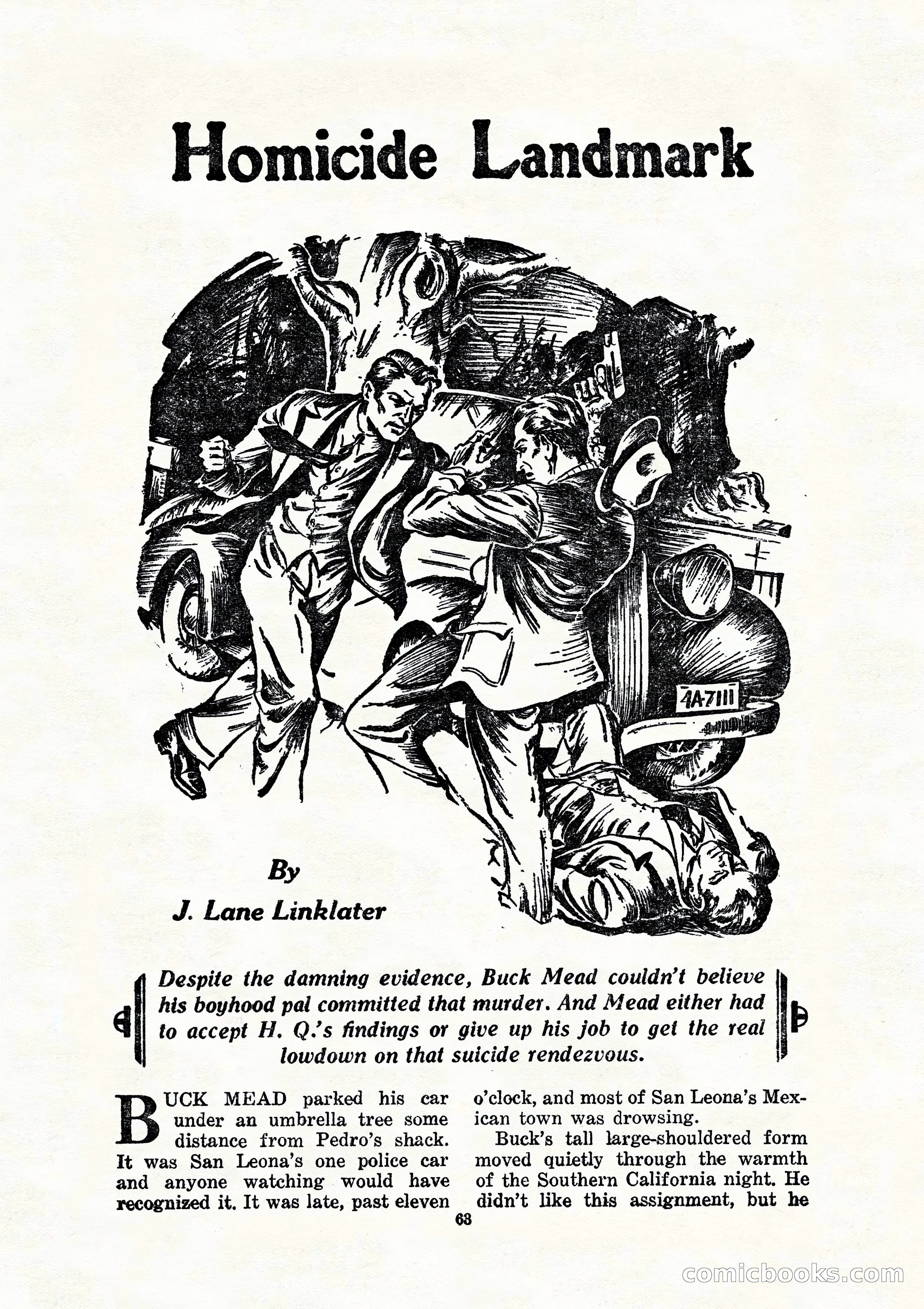 10 Story Detective, July 1942 — page 65: Pulp Fiction, 1942