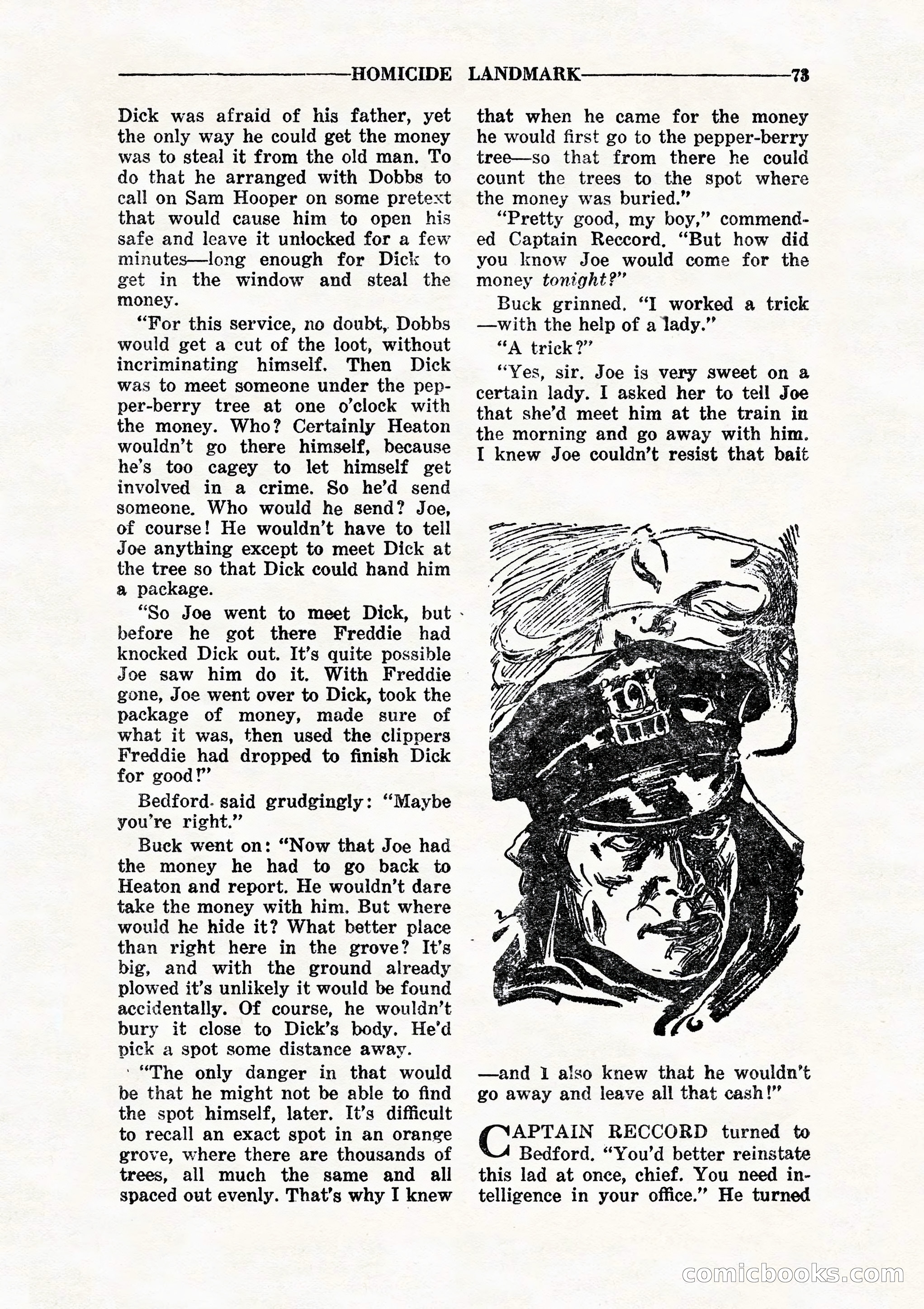 10 Story Detective, July 1942 — page 75: Pulp Fiction, 1942