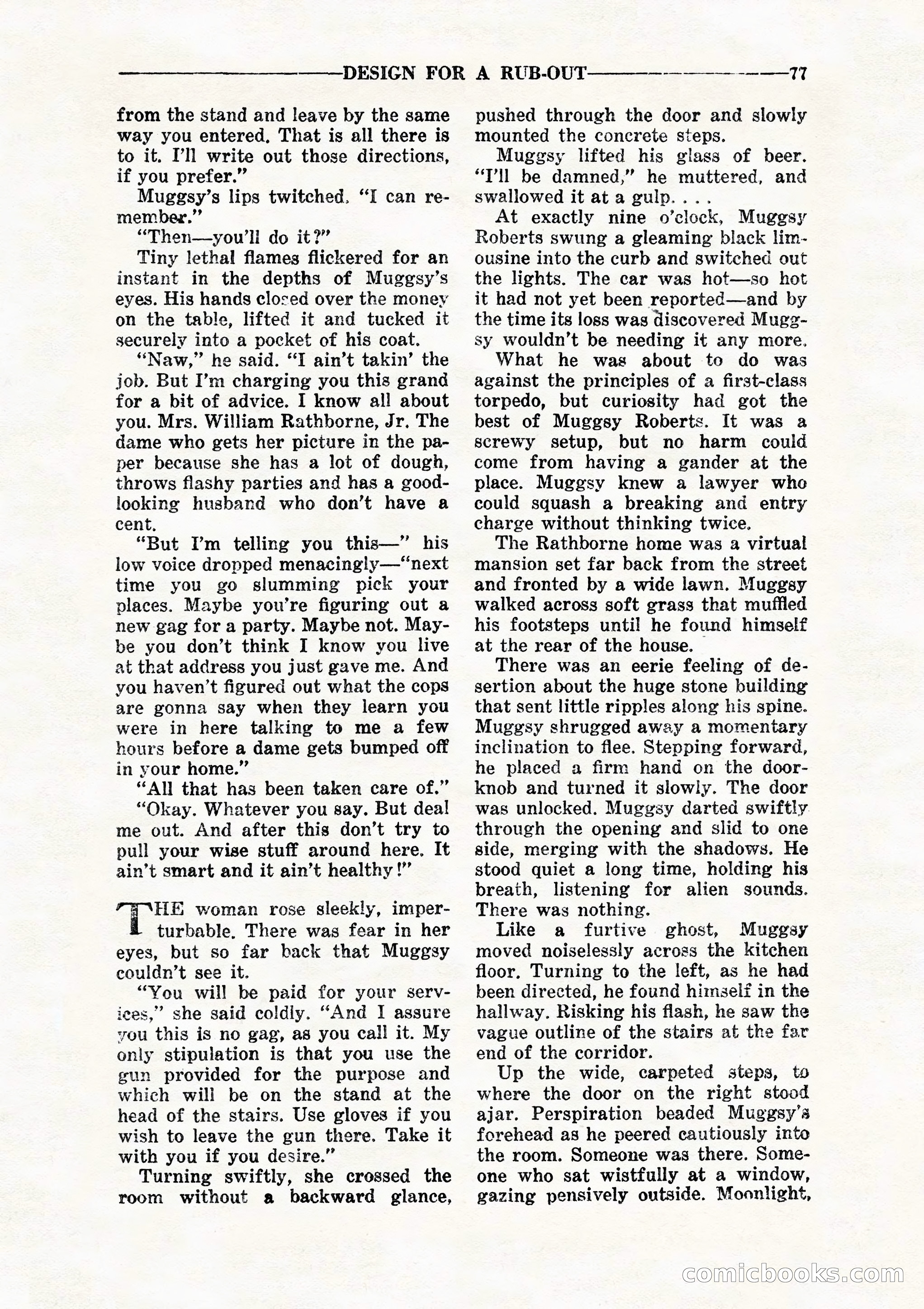 10 Story Detective, July 1942 — page 79: Pulp Fiction, 1942