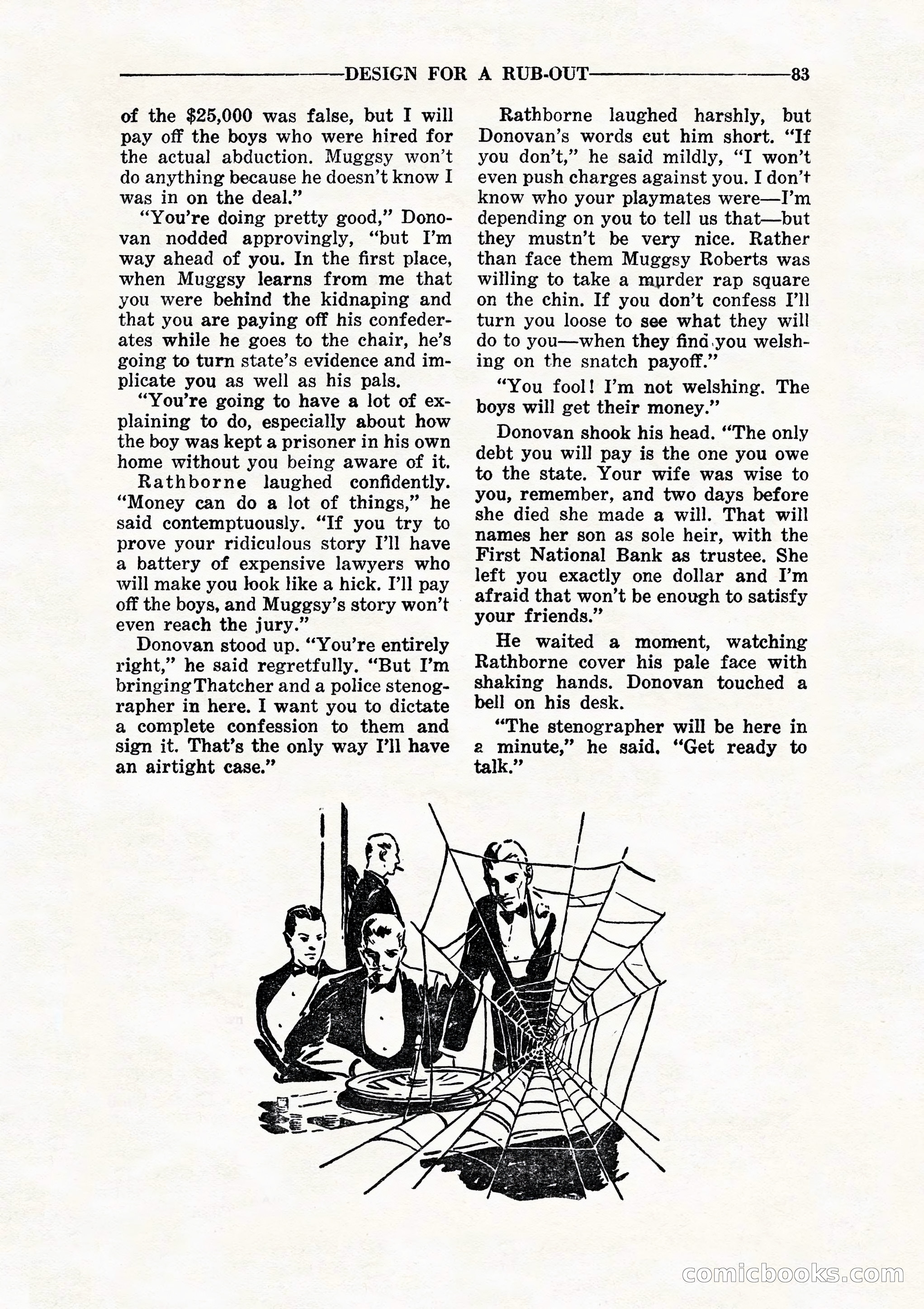 10 Story Detective, July 1942 — page 85: Pulp Fiction, 1942