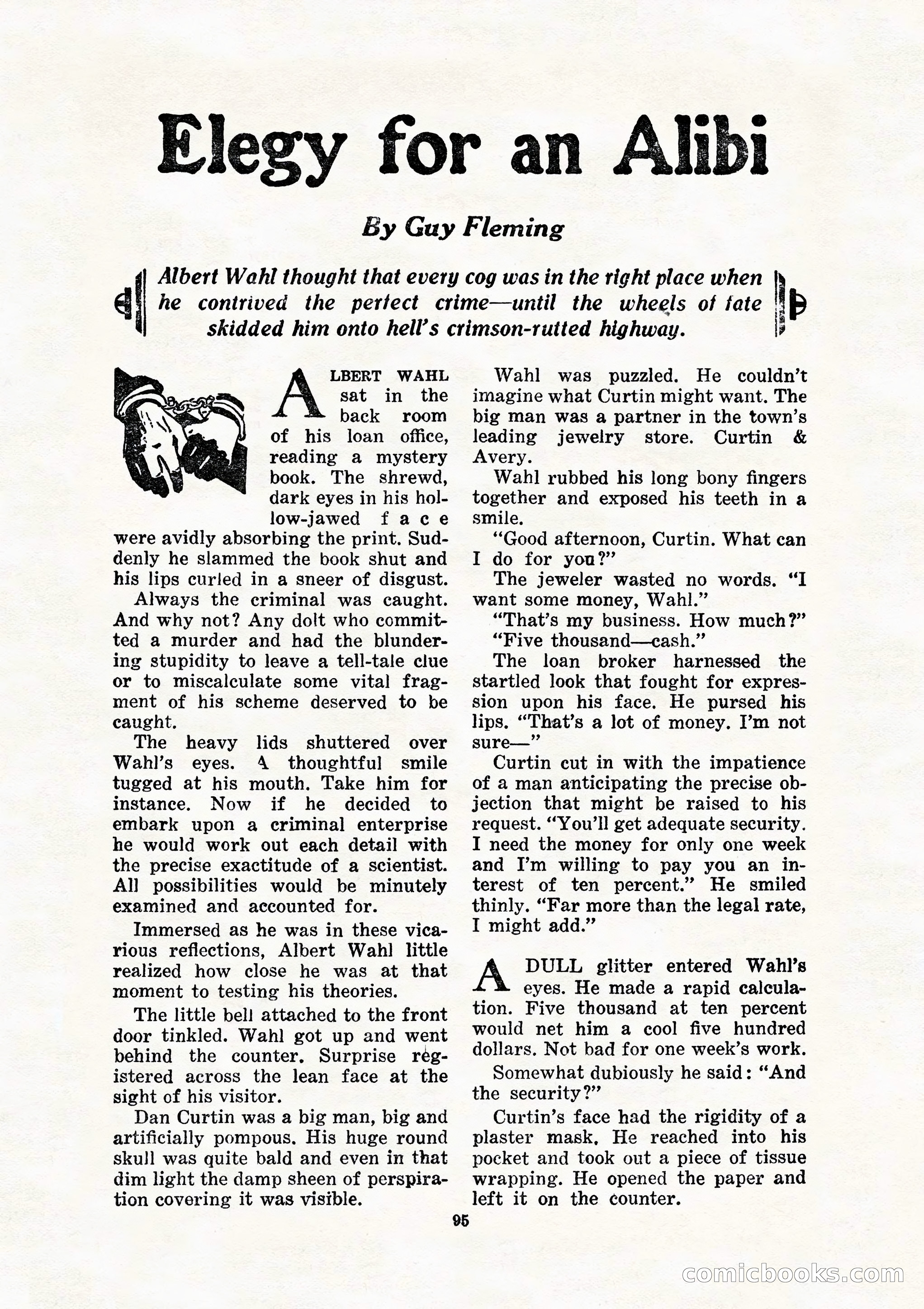 10 Story Detective, July 1942 — page 97: Pulp Fiction, 1942
