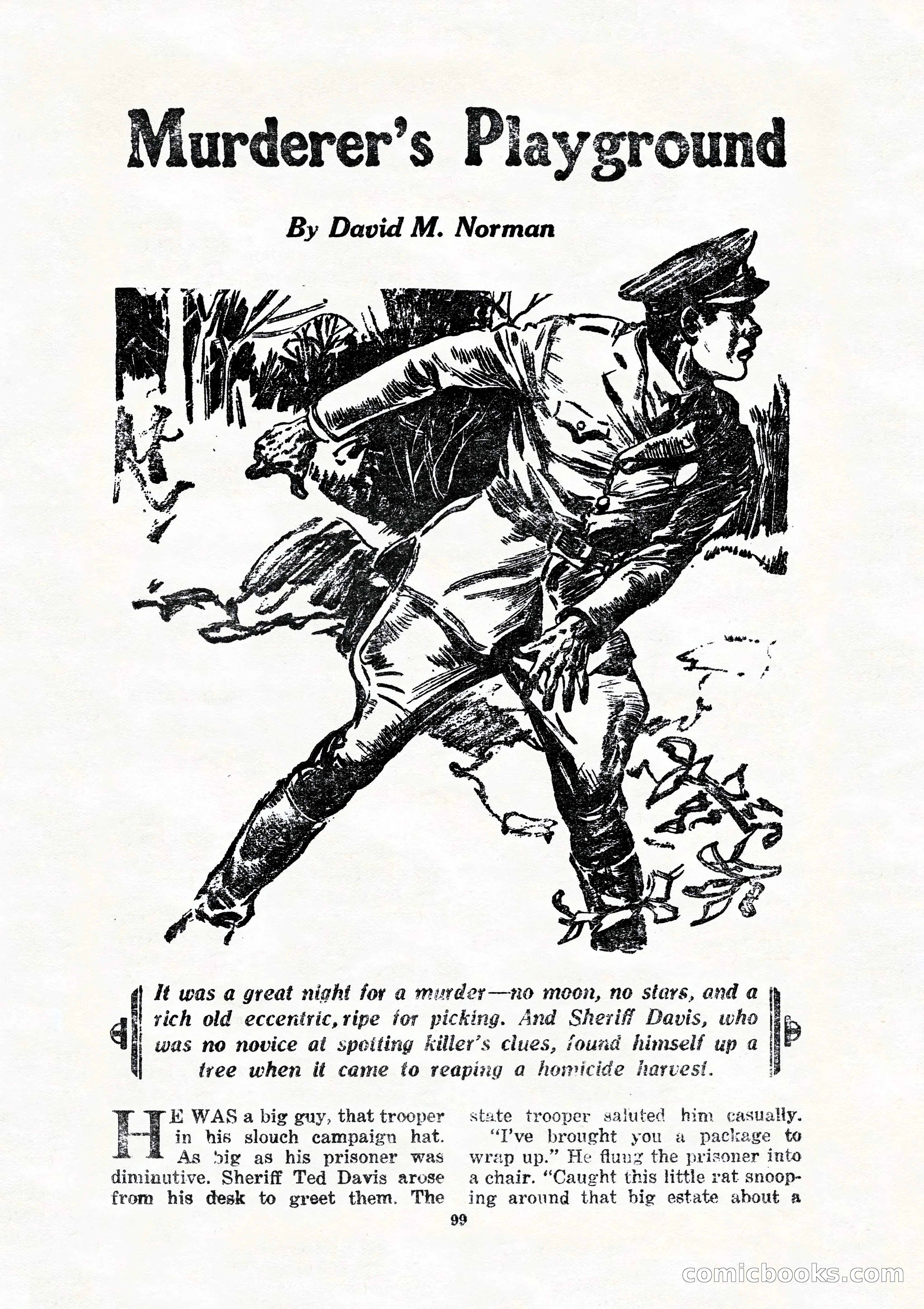 10 Story Detective, July 1942 — page 101: Pulp Fiction, 1942