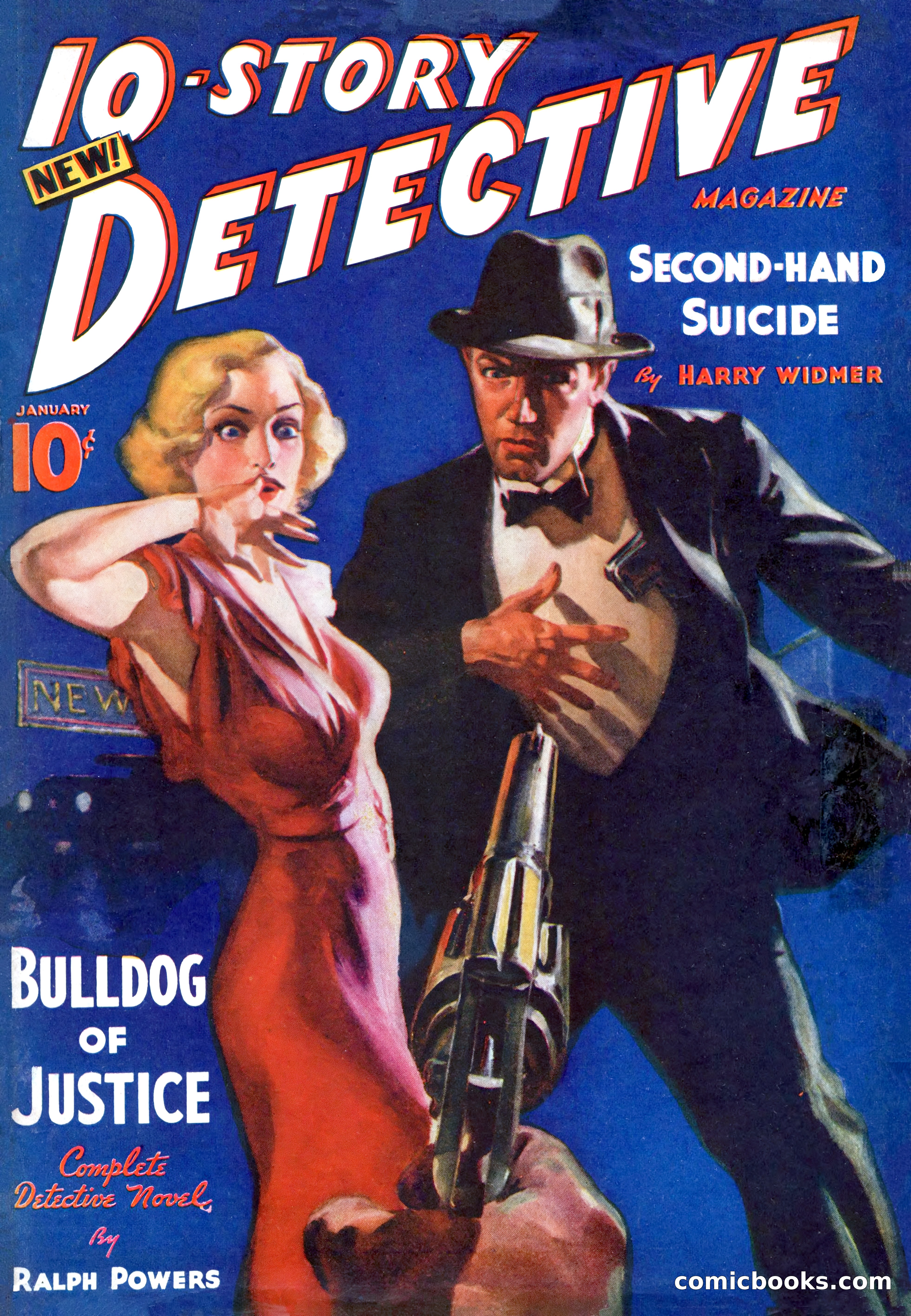 10-Story Detective Magazine Cover — page 1 of 116