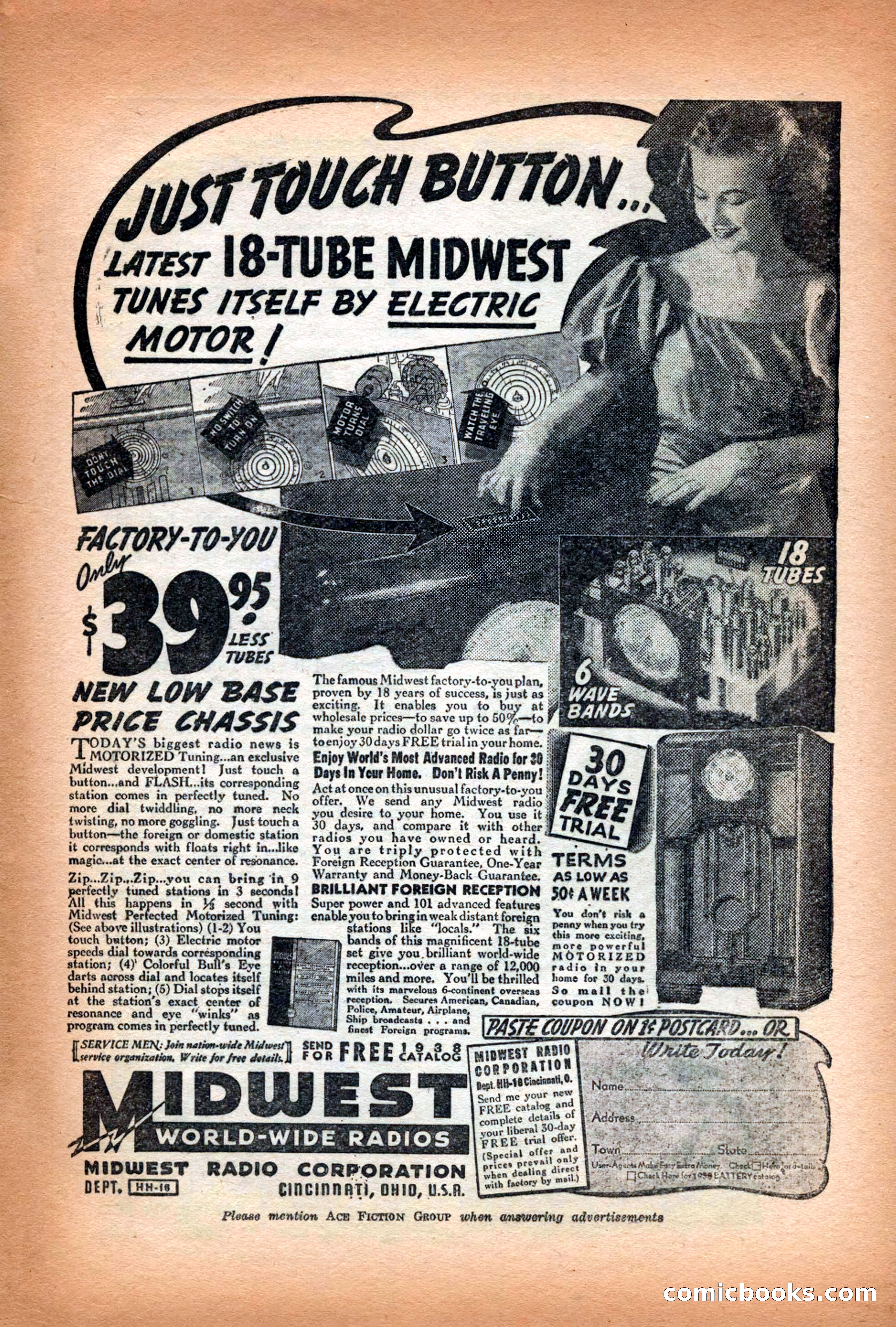 10-Story Detective Magazine Cover — page 107: Pulp Fiction, 1938