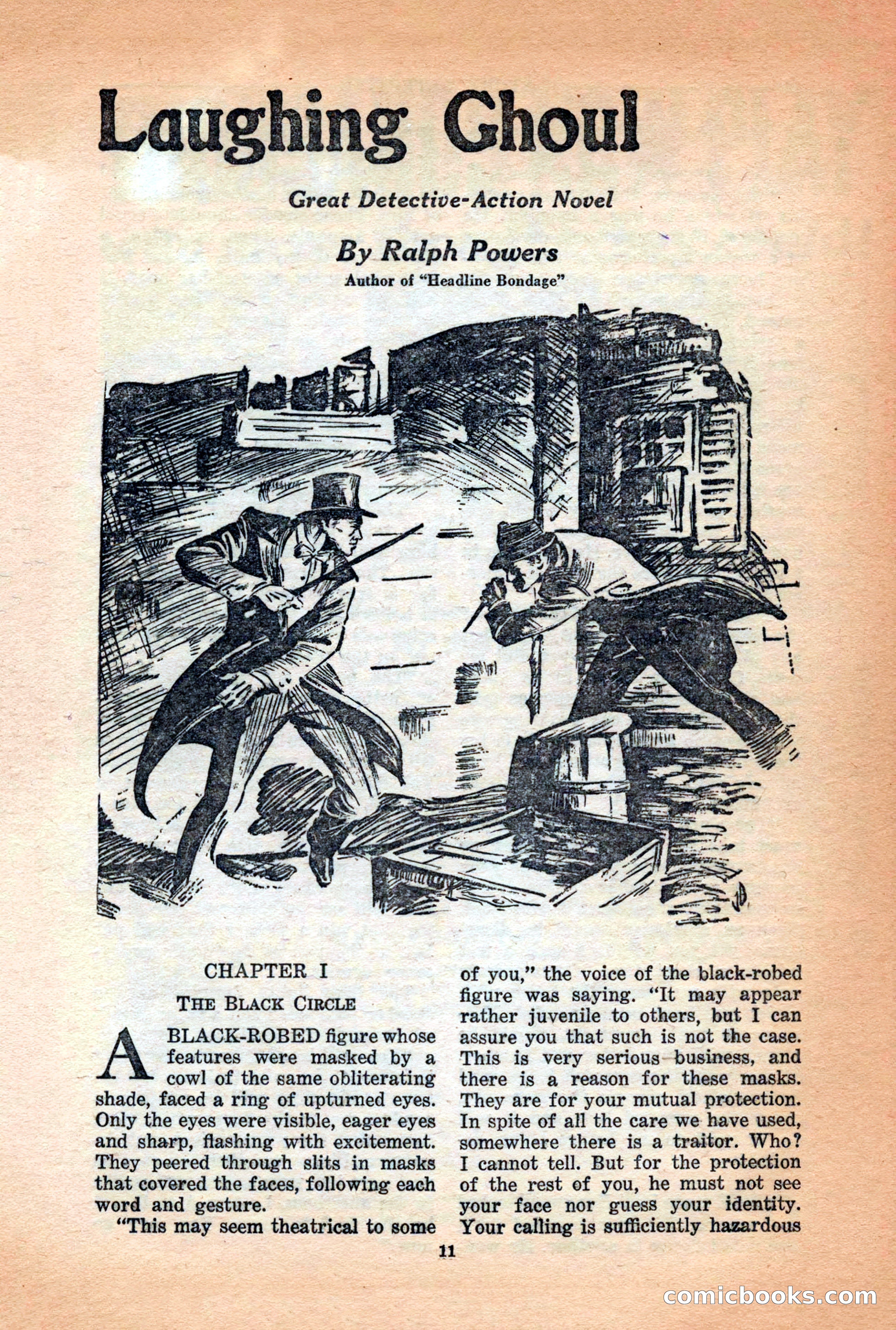 10-Story Detective Magazine Cover — page 13: Pulp Fiction, 1938