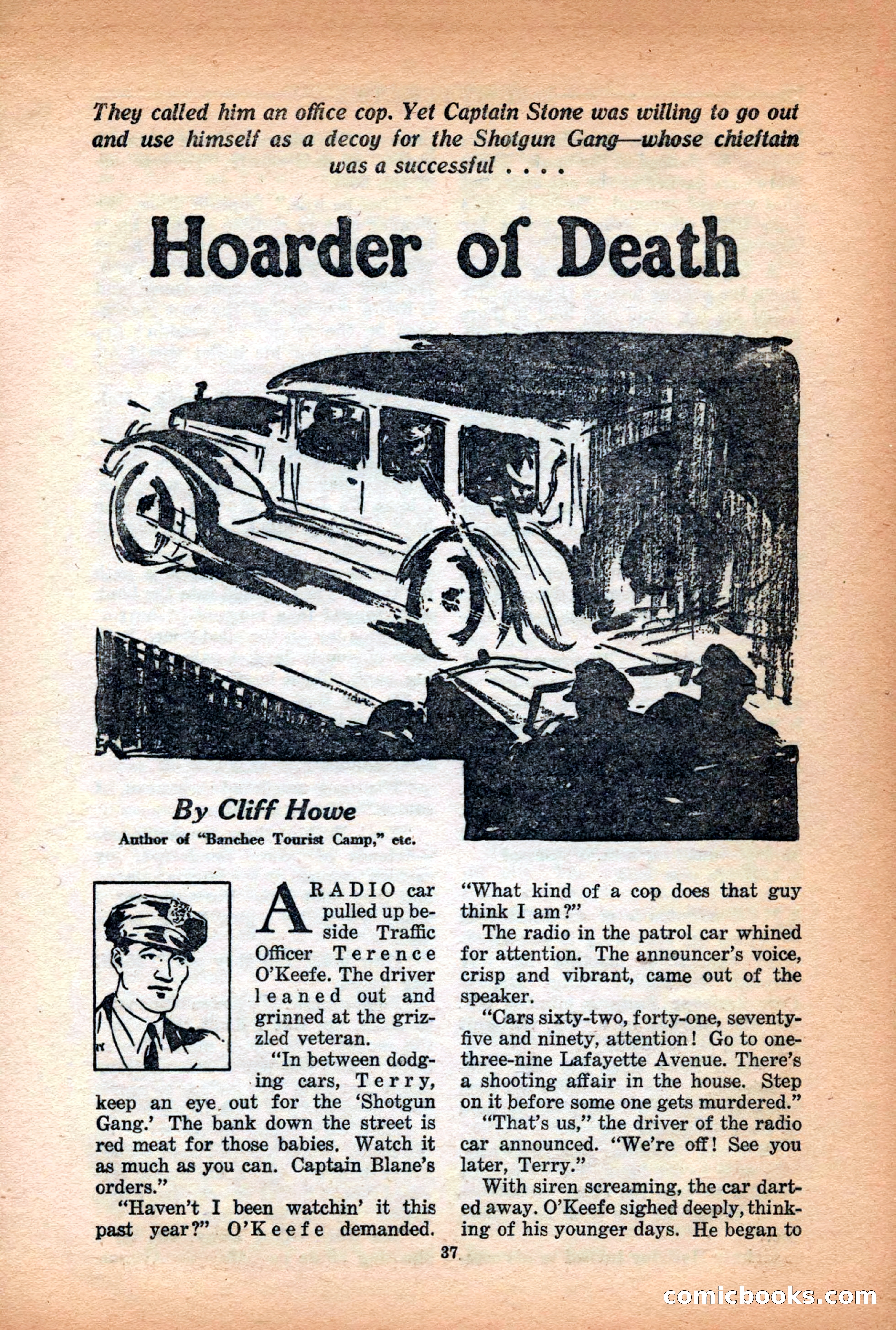10-Story Detective Magazine Cover — page 39: Pulp Fiction, 1938