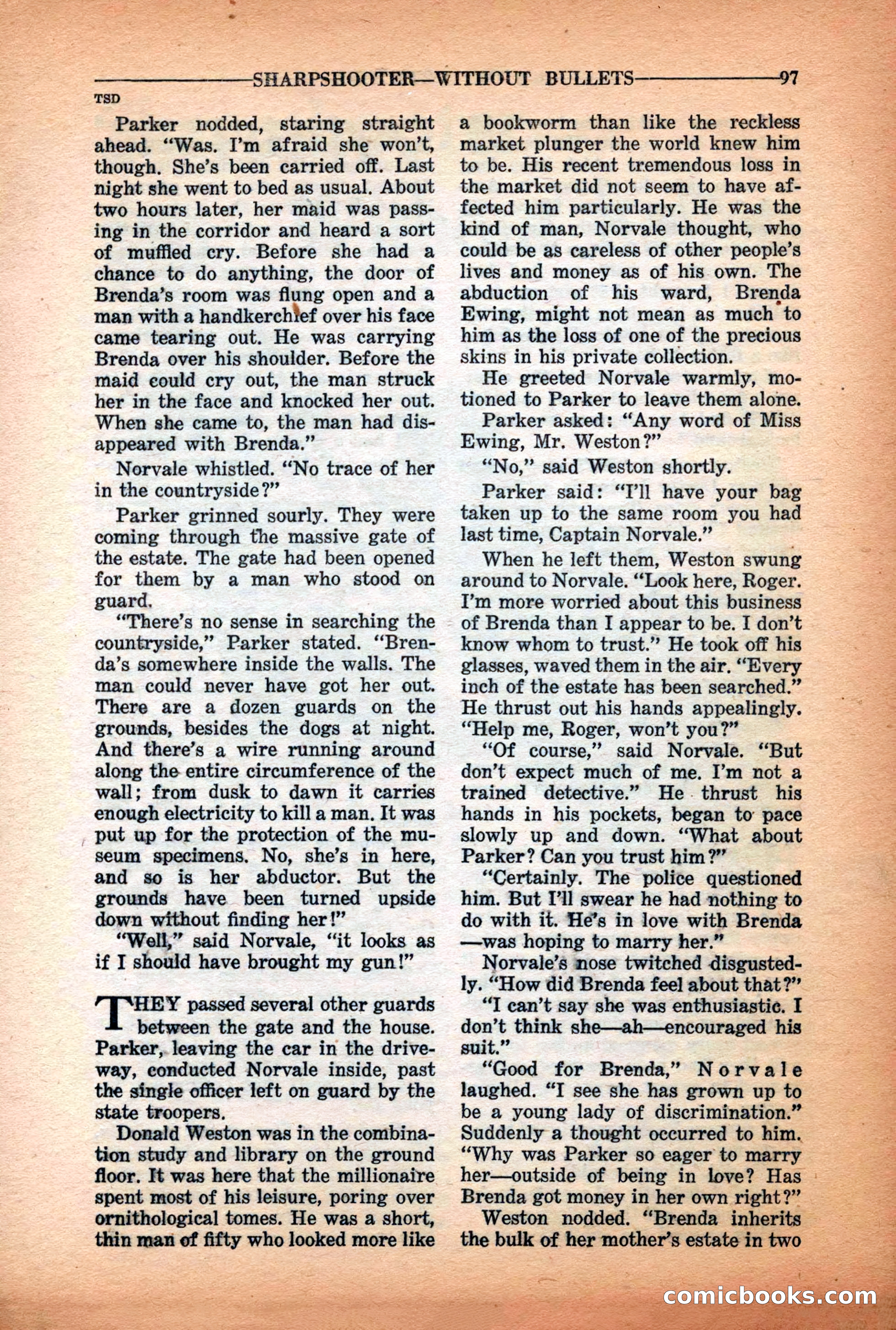 10-Story Detective Magazine Cover — page 99: Pulp Fiction, 1938
