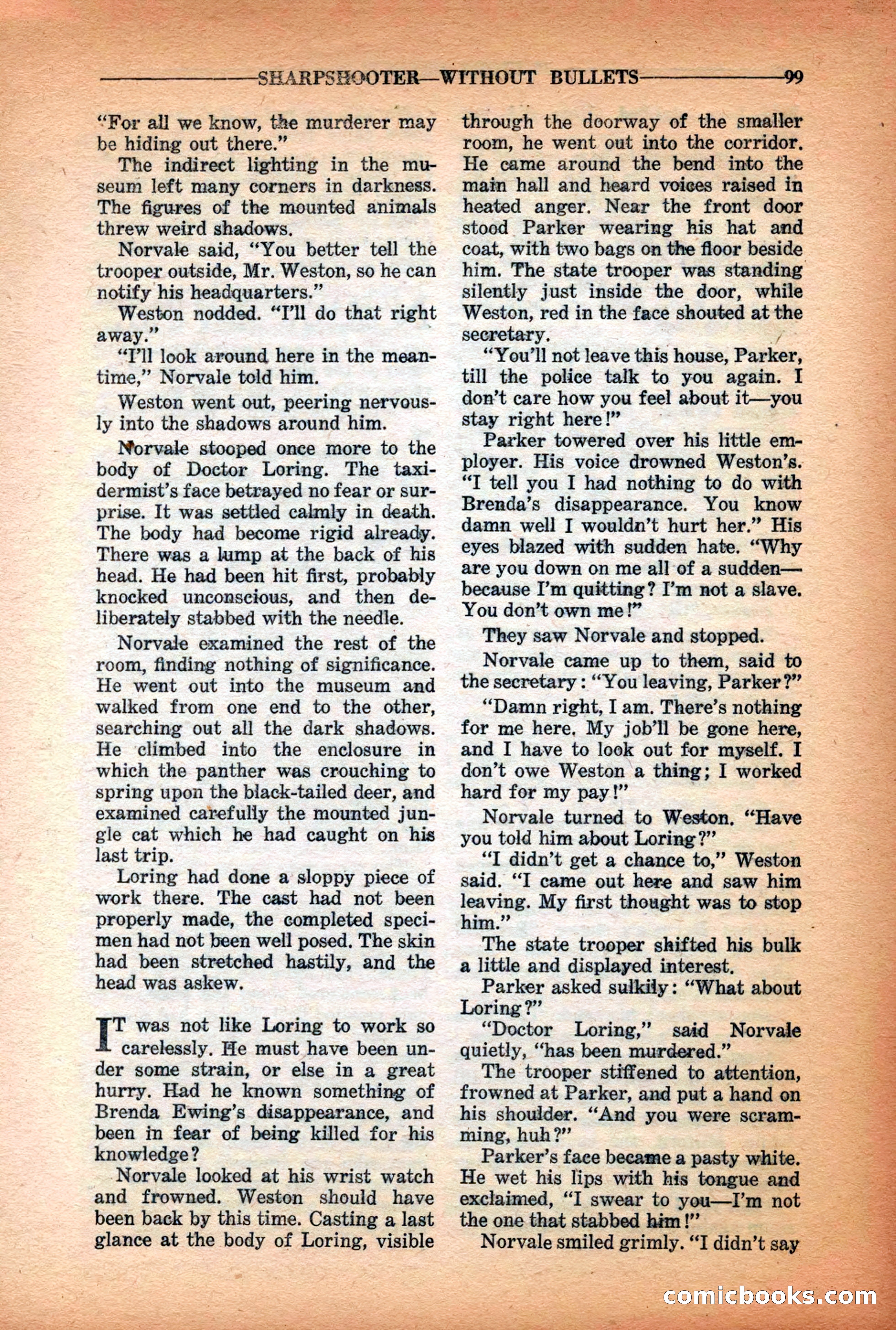 10-Story Detective Magazine Cover — page 101: Pulp Fiction, 1938
