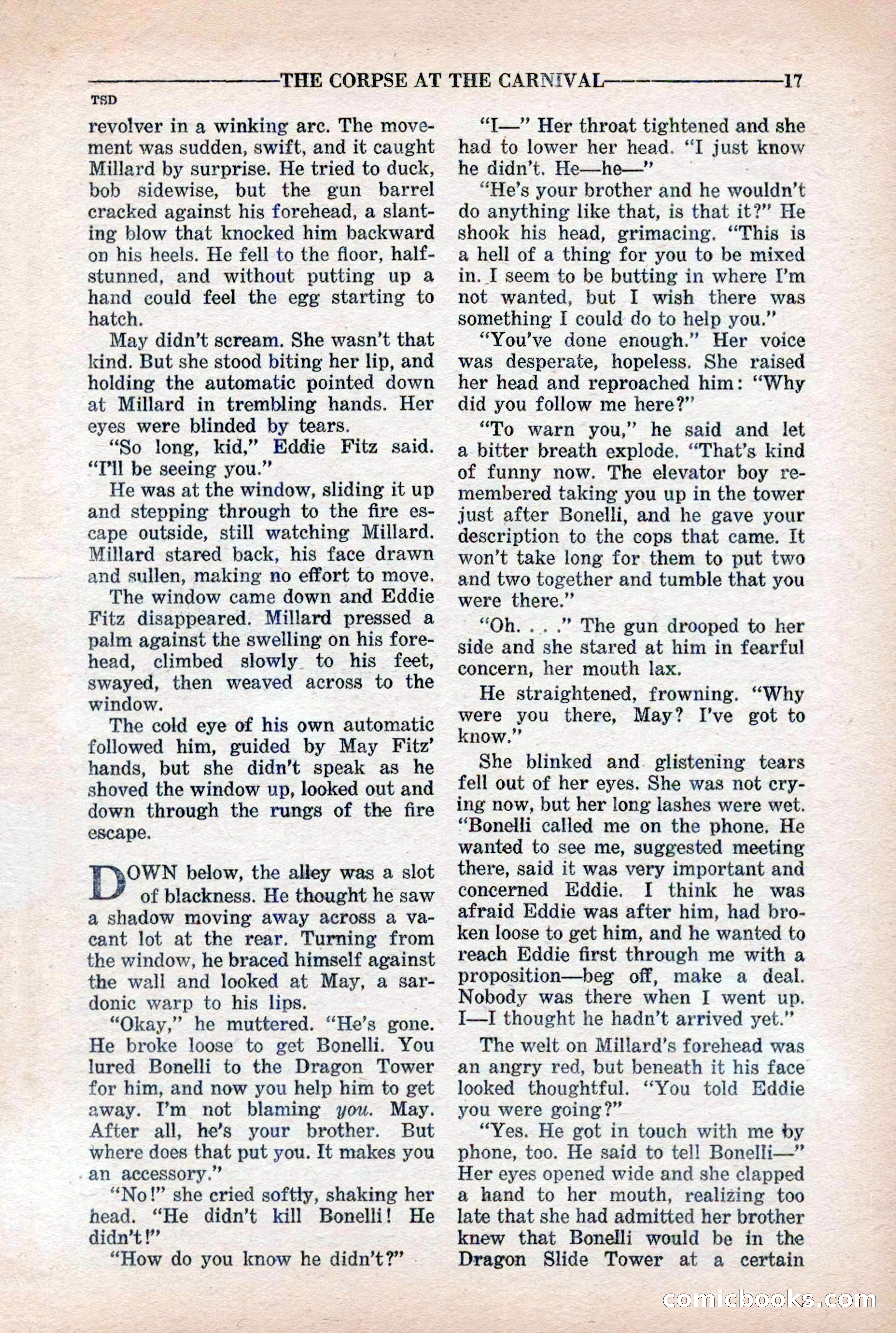 10-Story Detective Magazine Cover — page 19: Pulp Fiction, 1939