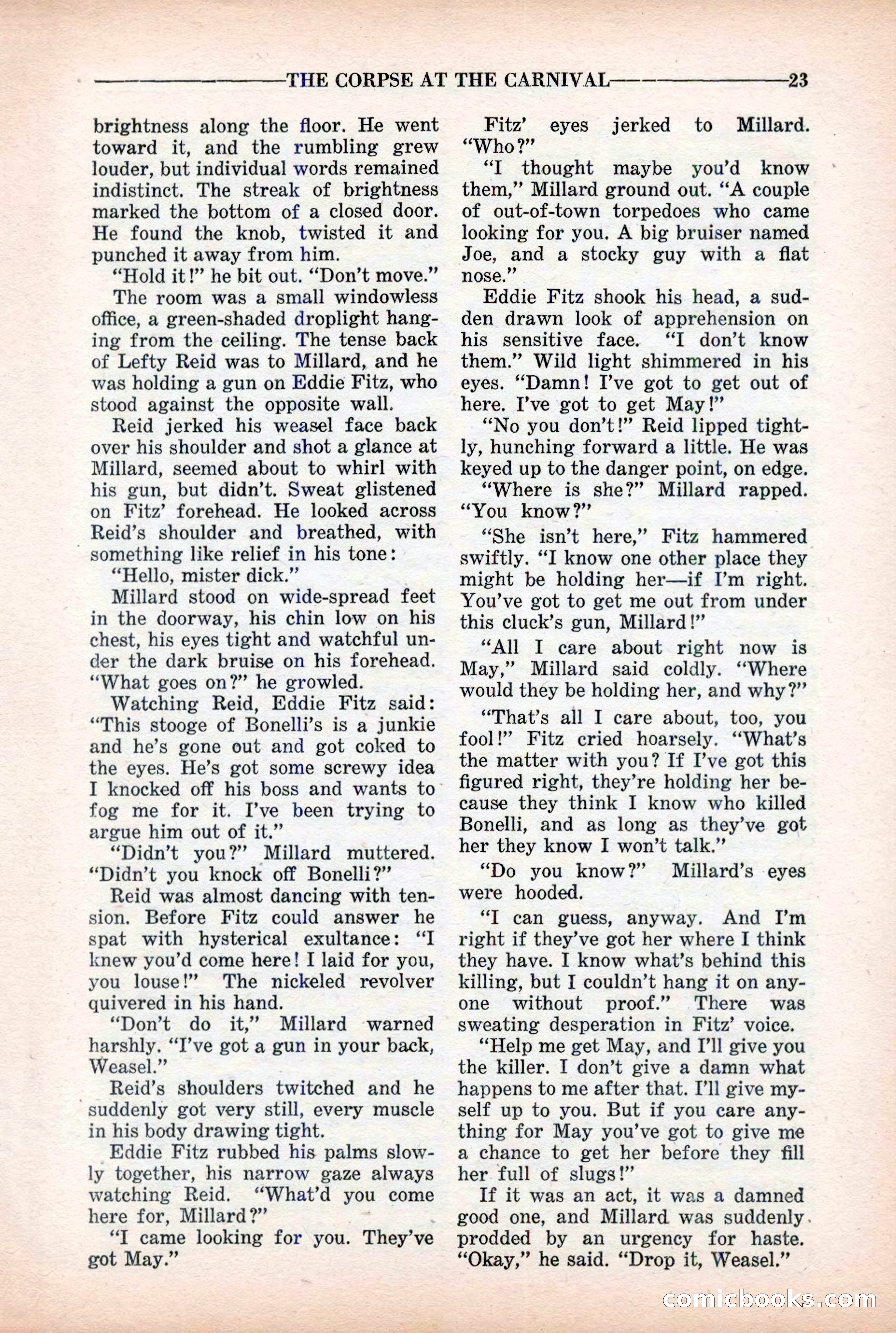 10-Story Detective Magazine Cover — page 25: Pulp Fiction, 1939