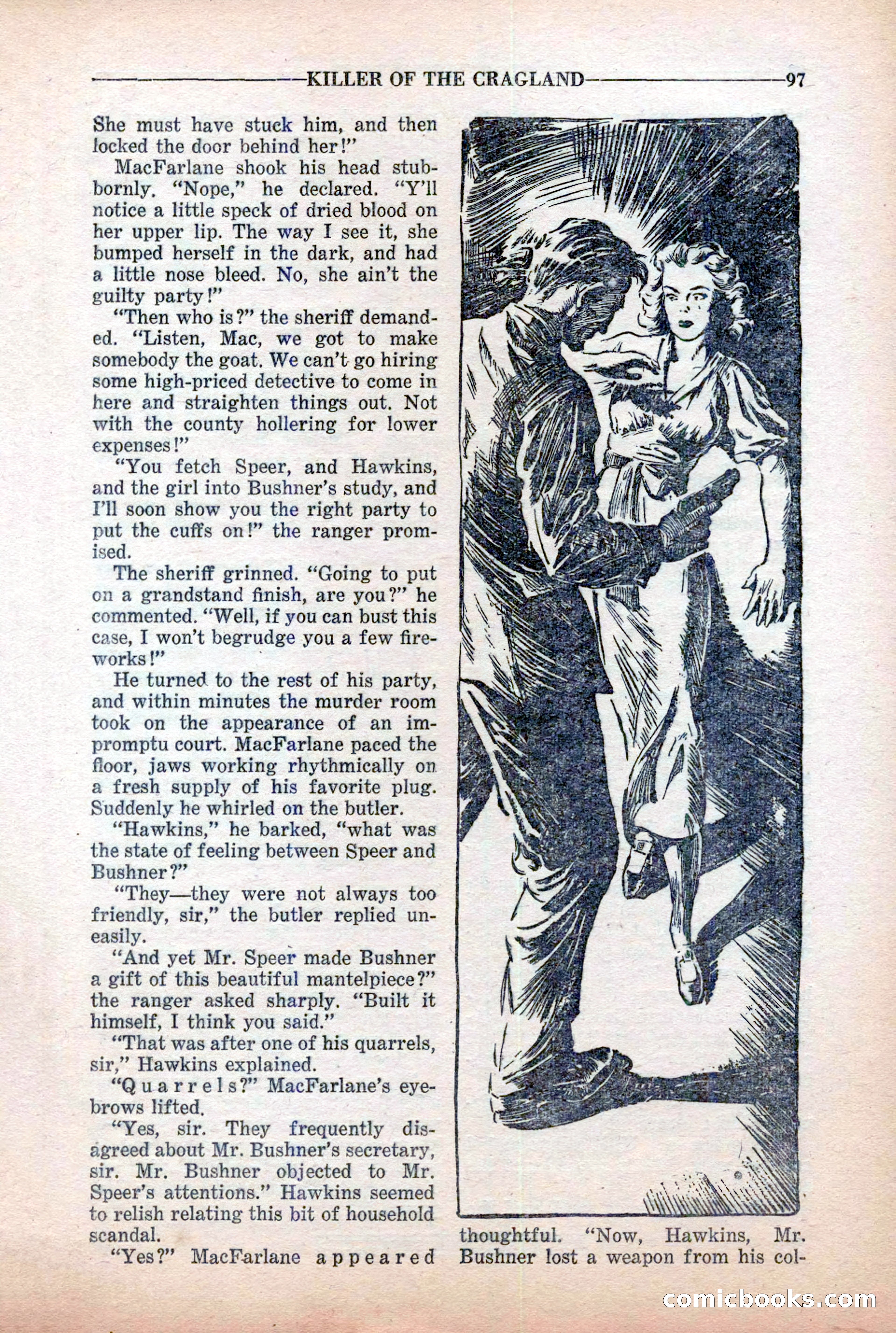 10-Story Detective Magazine Cover — page 99: Pulp Fiction, 1939