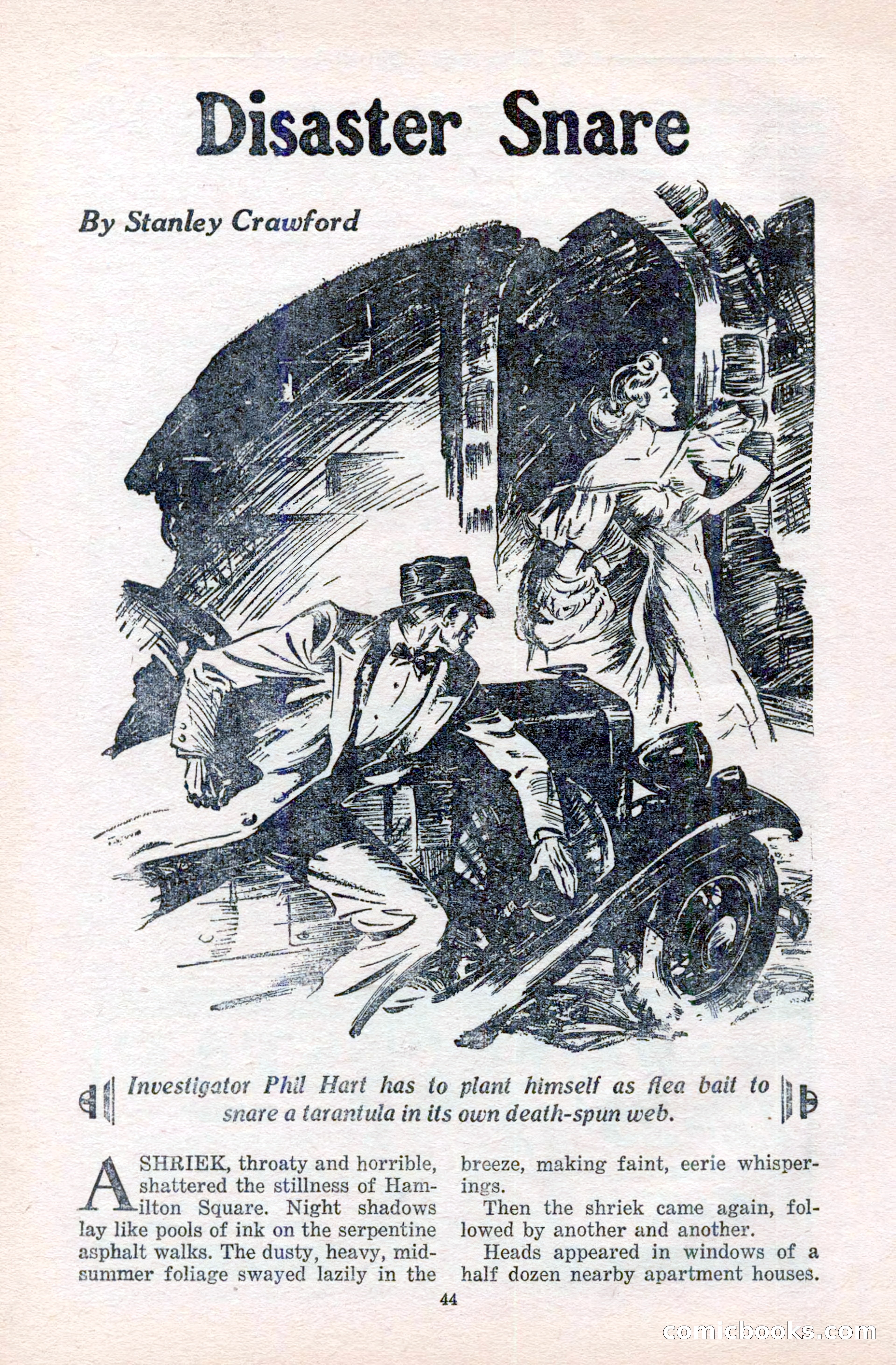 10-Story Detective Magazine Cover — page 46: Pulp Fiction, 1939