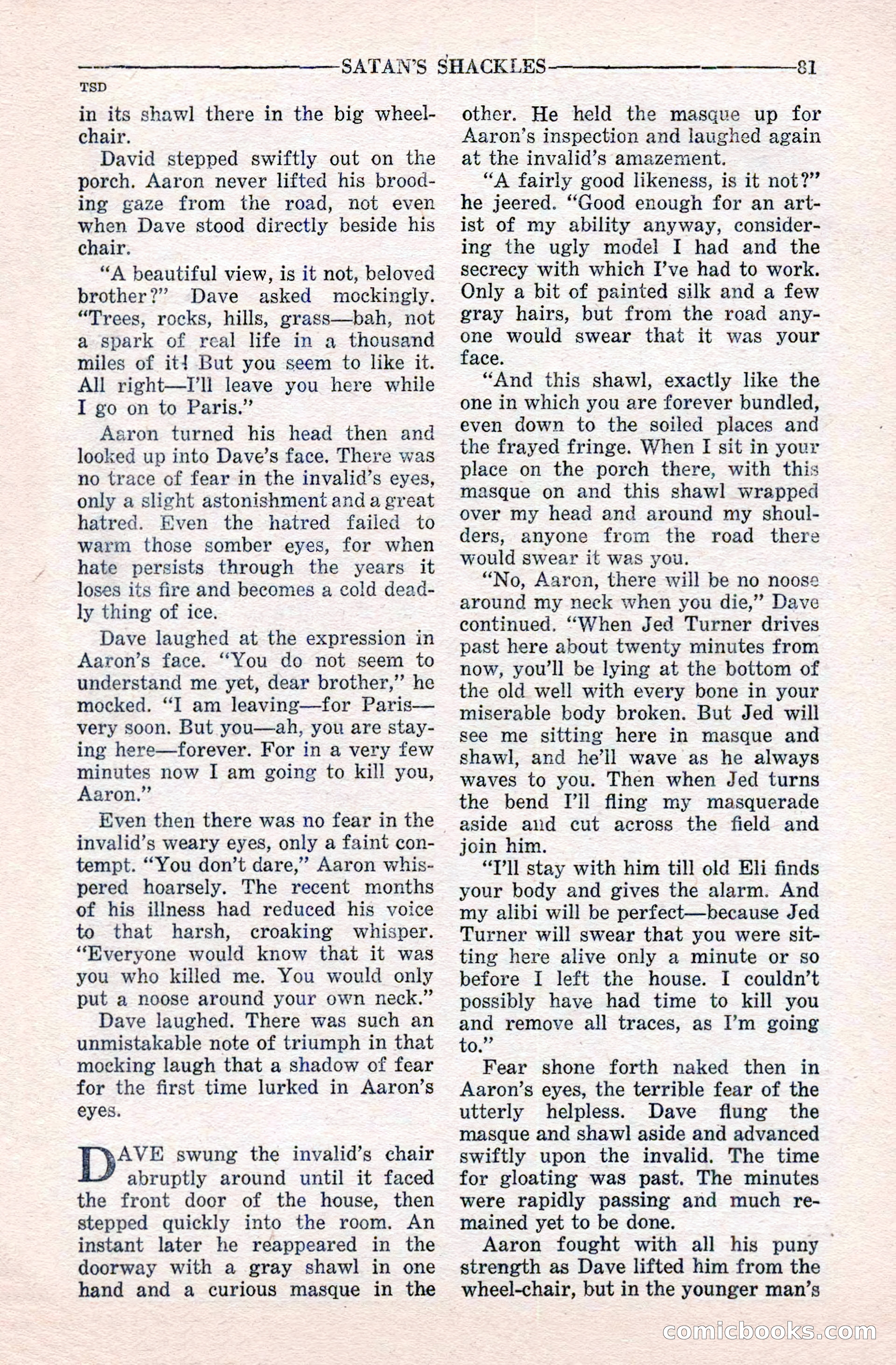 10-Story Detective Magazine Cover — page 83: Pulp Fiction, 1939