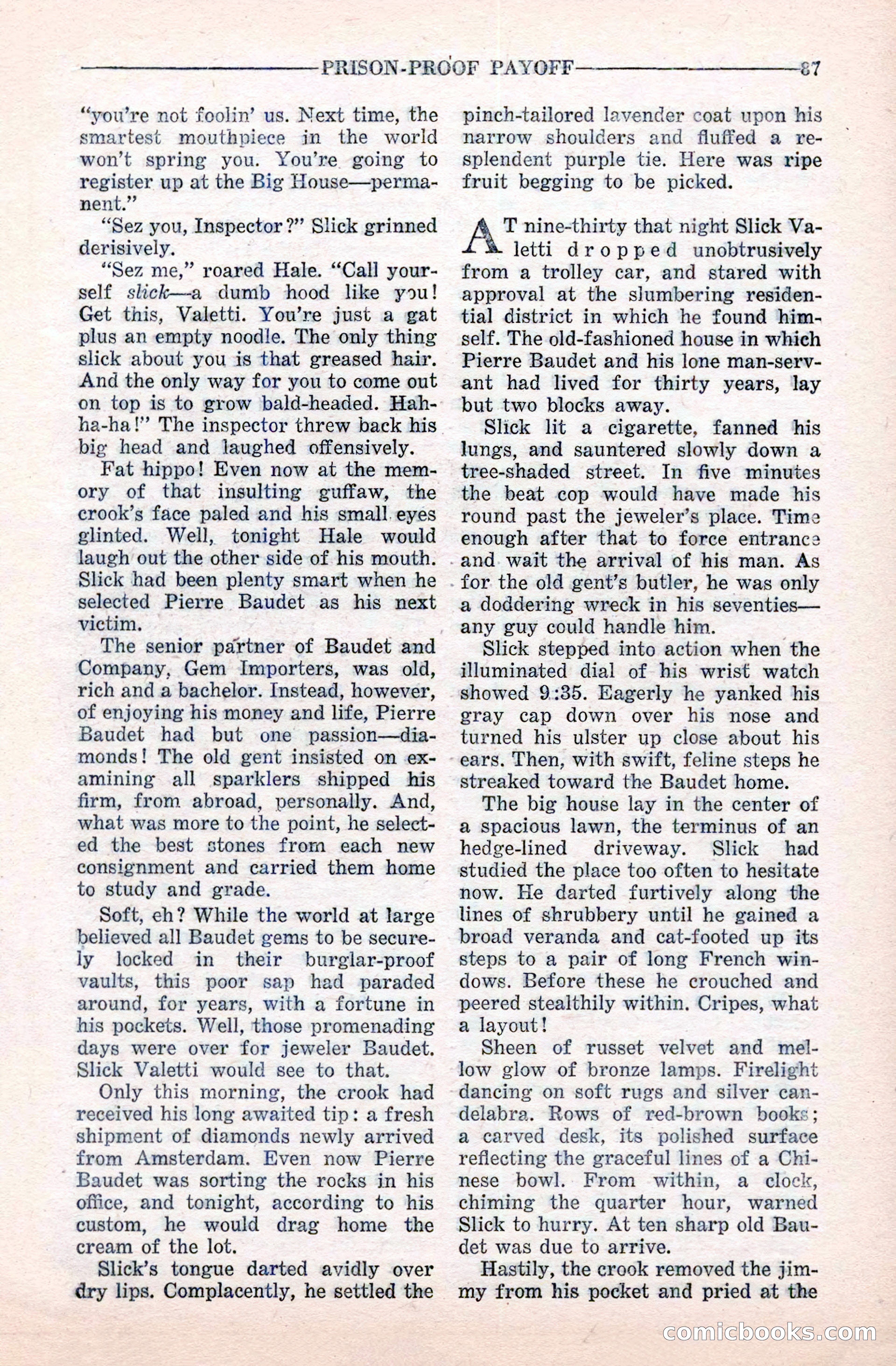 10-Story Detective Magazine Cover — page 89: Pulp Fiction, 1939