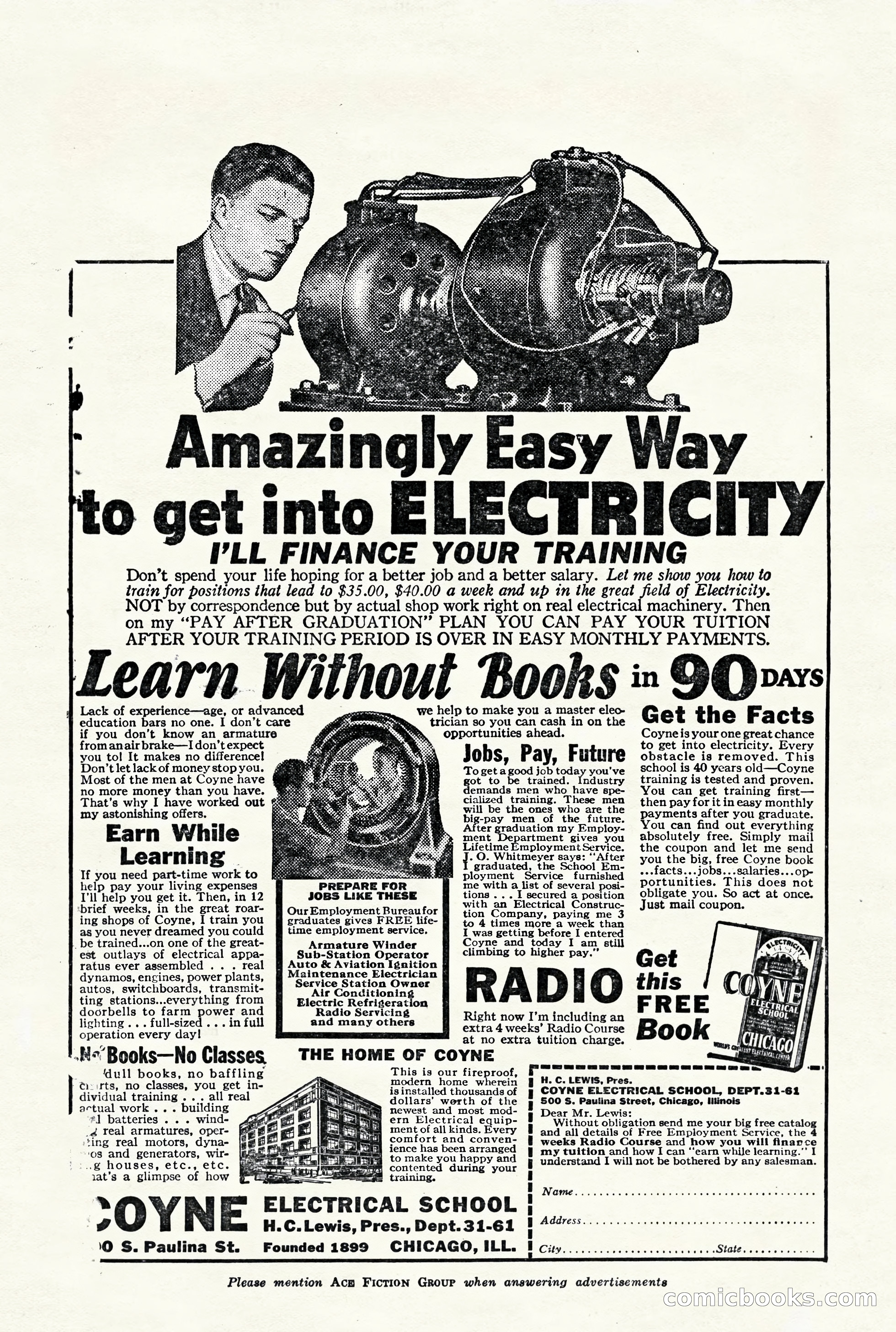 10-Story Detective, March 1941 — page 3: Pulp Fiction, 1941
