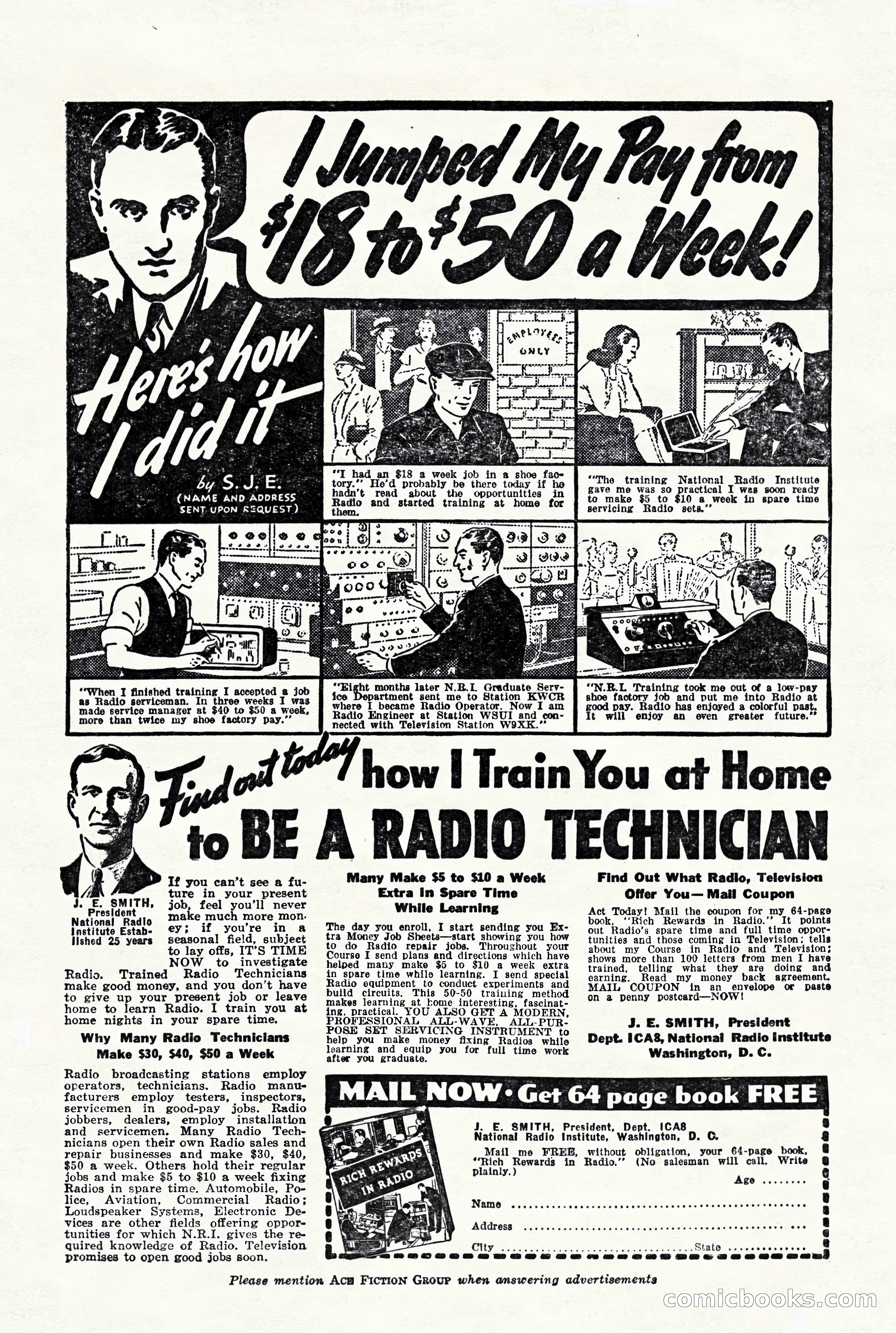 10-Story Detective, March 1941 — page 5: Pulp Fiction, 1941