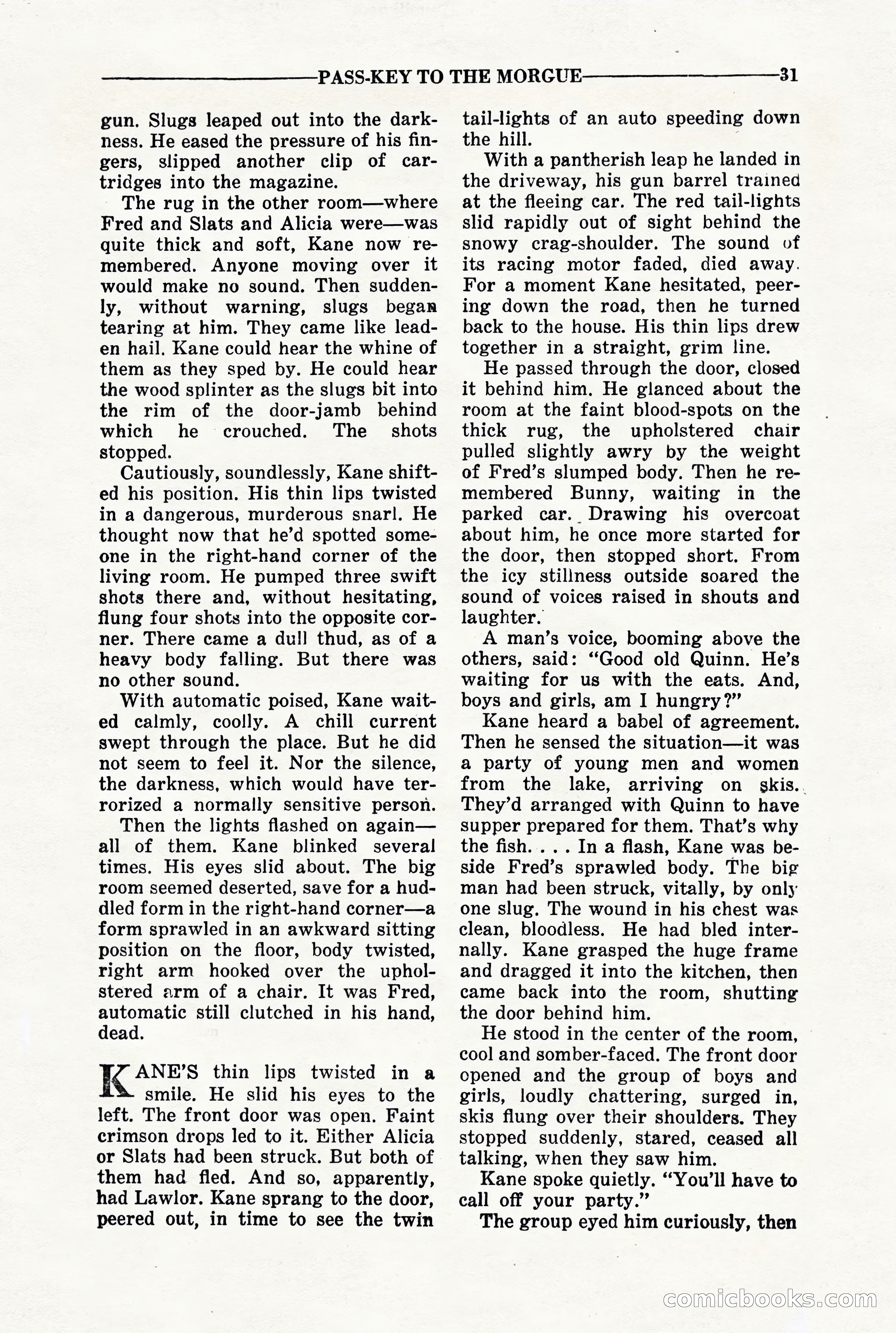 10-Story Detective, March 1941 — page 33: Pulp Fiction, 1941