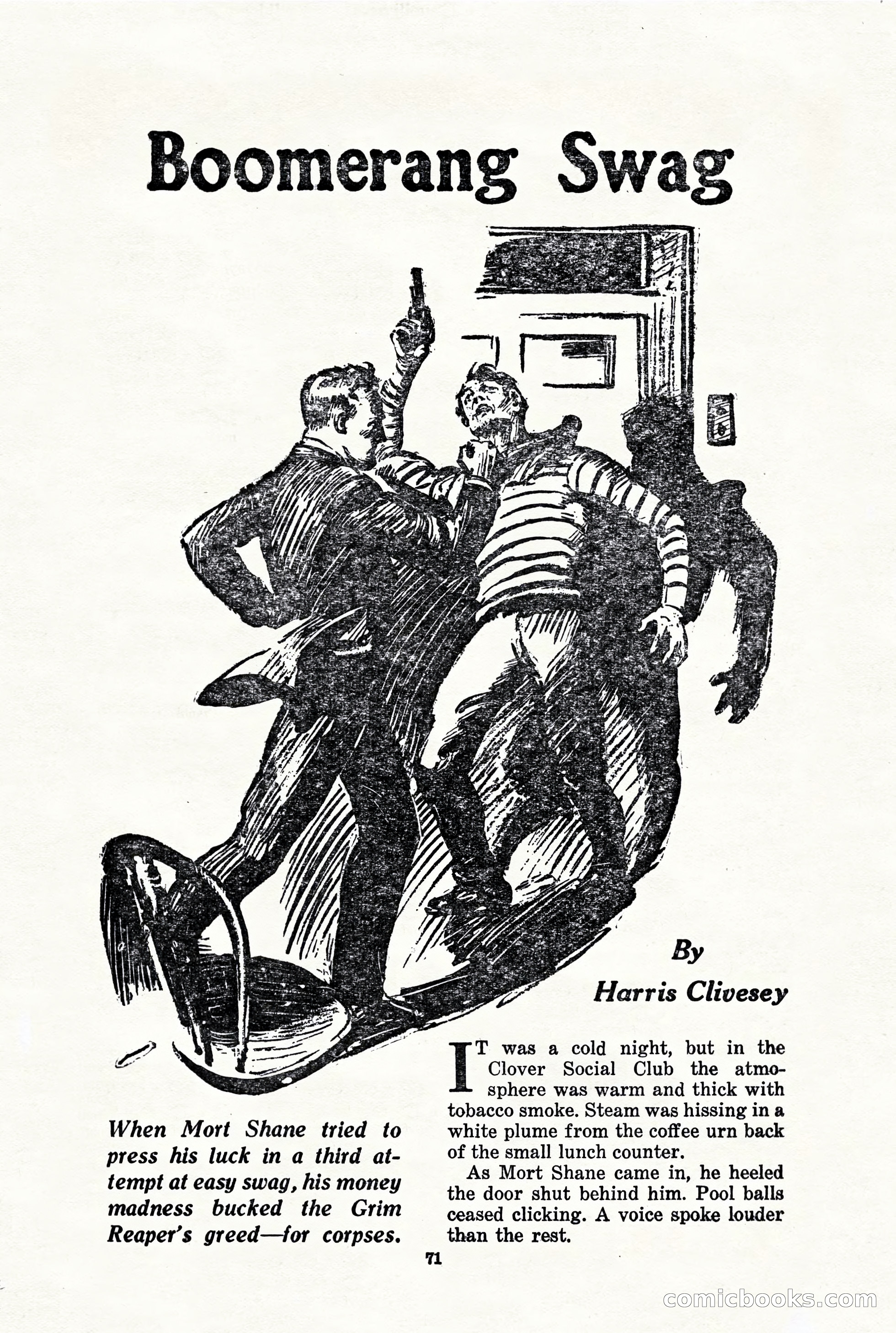 10-Story Detective, March 1941 — page 73: Pulp Fiction, 1941