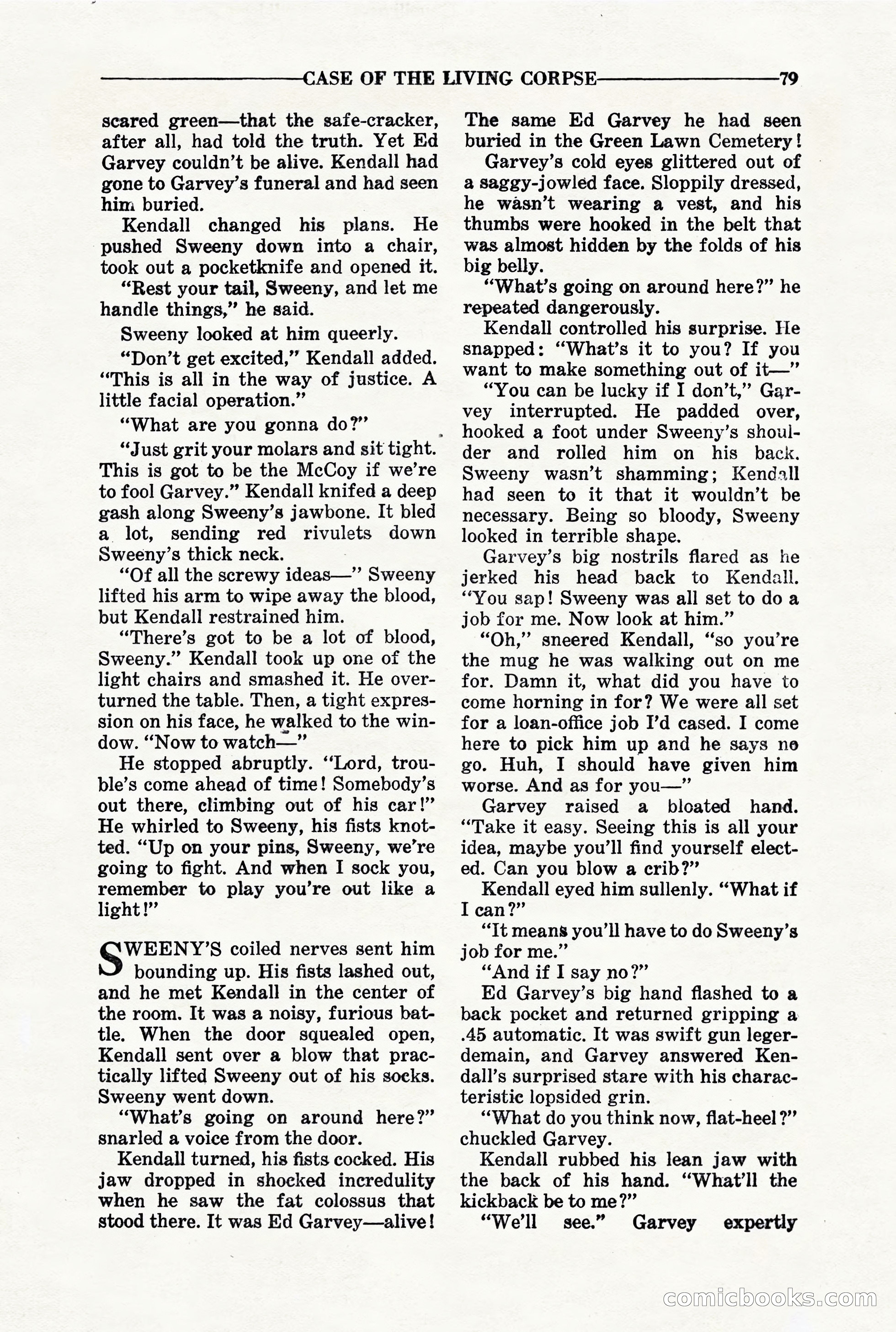10-Story Detective, March 1941 — page 81: Pulp Fiction, 1941