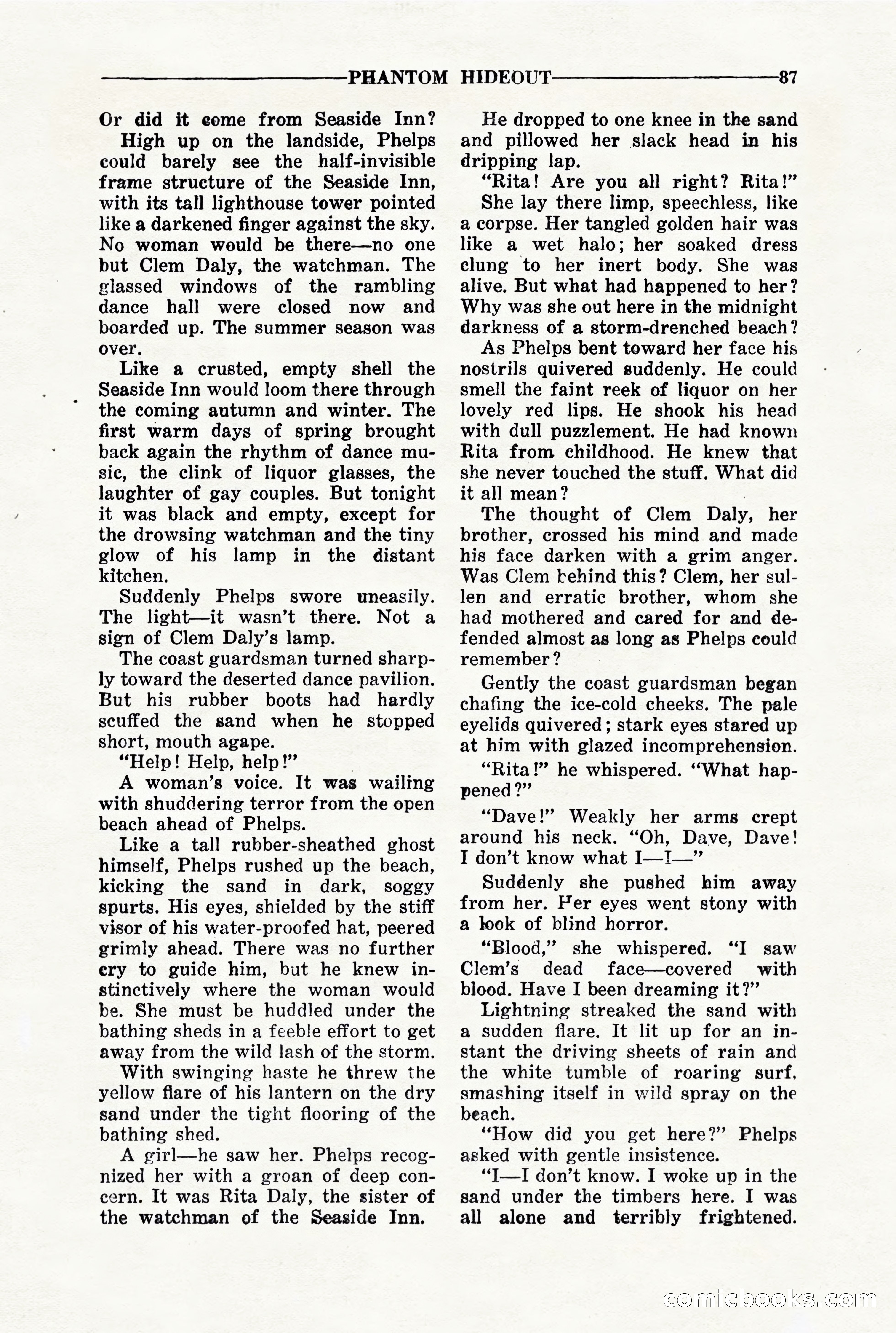 10-Story Detective, March 1941 — page 89: Pulp Fiction, 1941