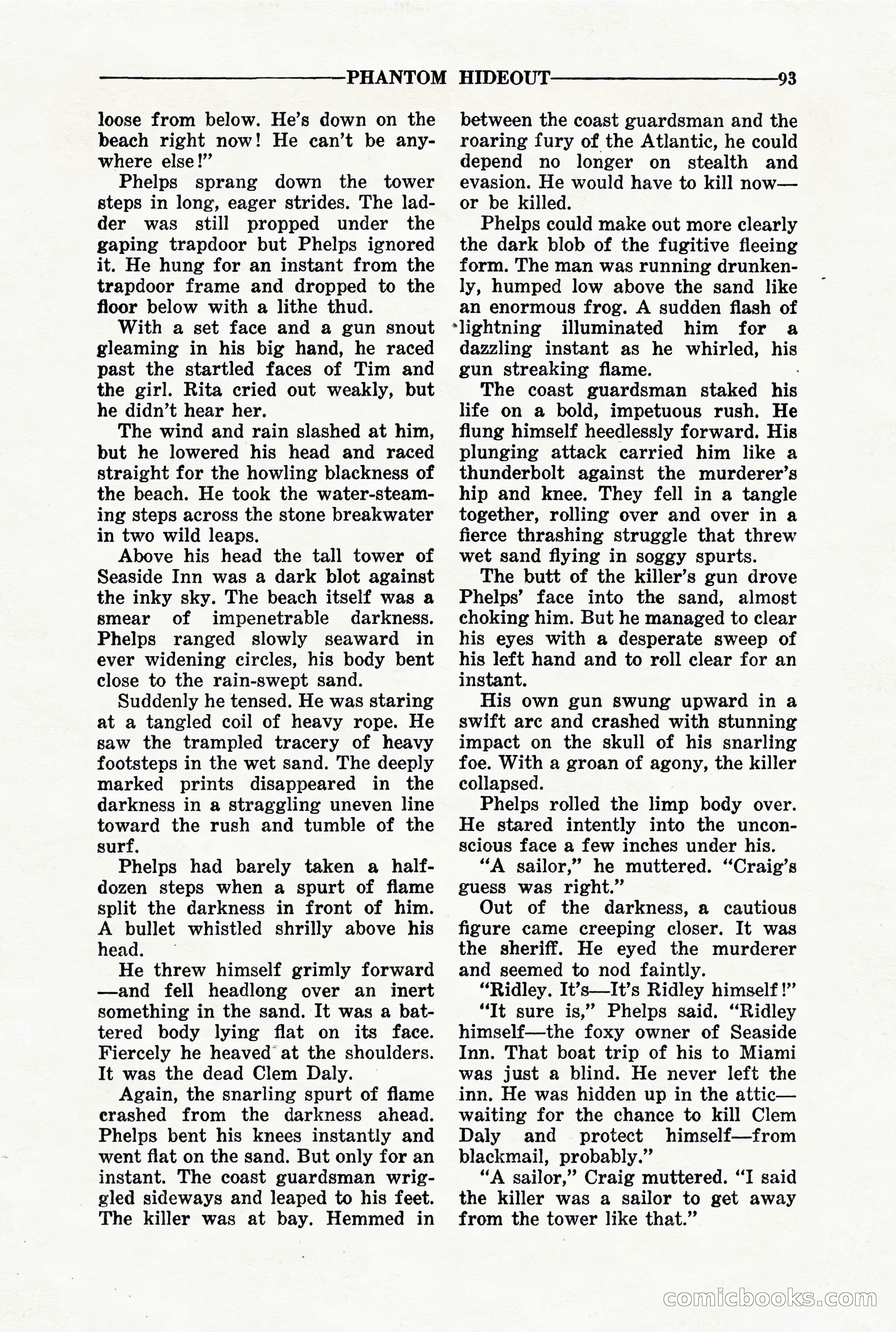 10-Story Detective, March 1941 — page 95: Pulp Fiction, 1941