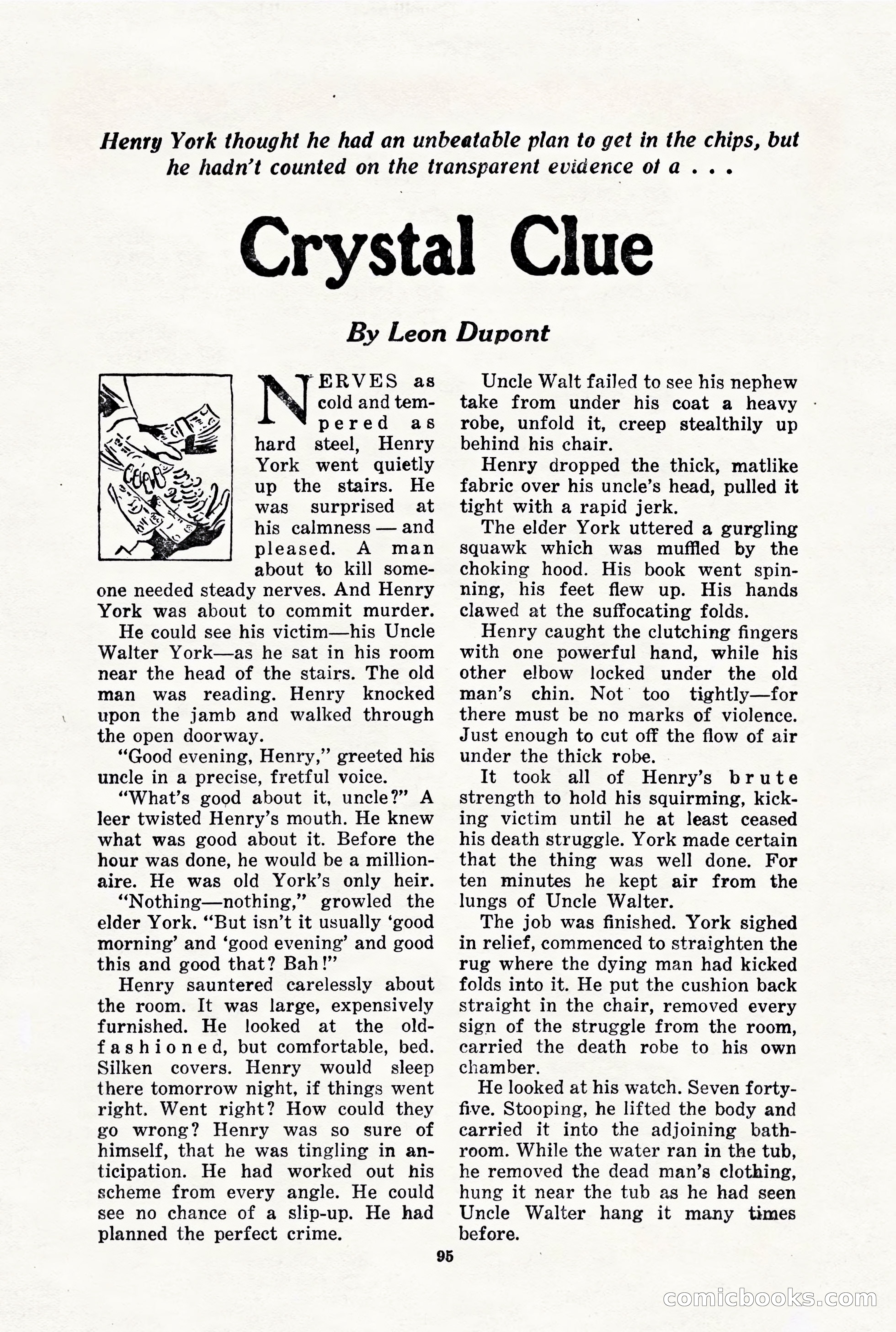 10-Story Detective, March 1941 — page 97: Pulp Fiction, 1941