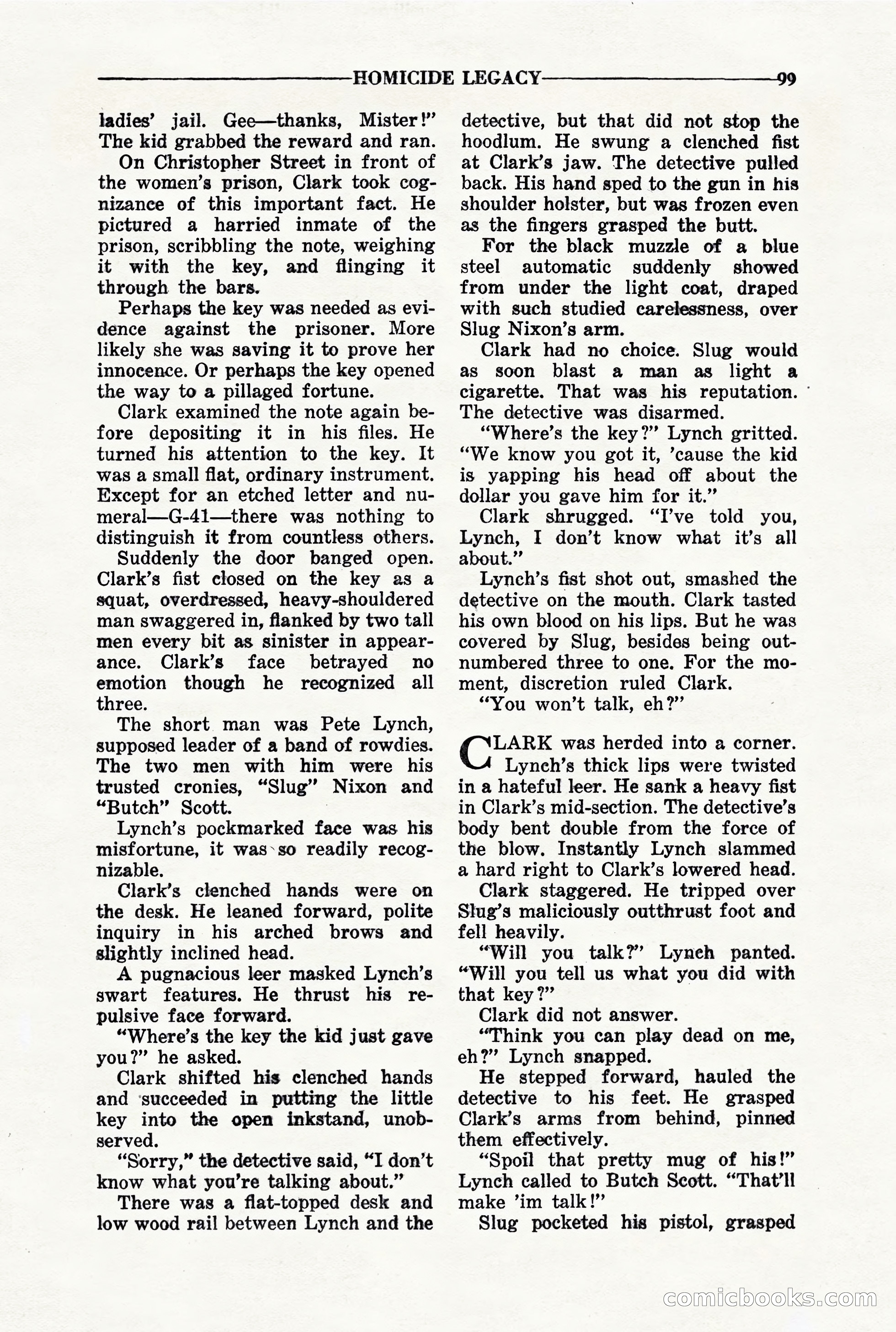 10-Story Detective, March 1941 — page 101: Pulp Fiction, 1941