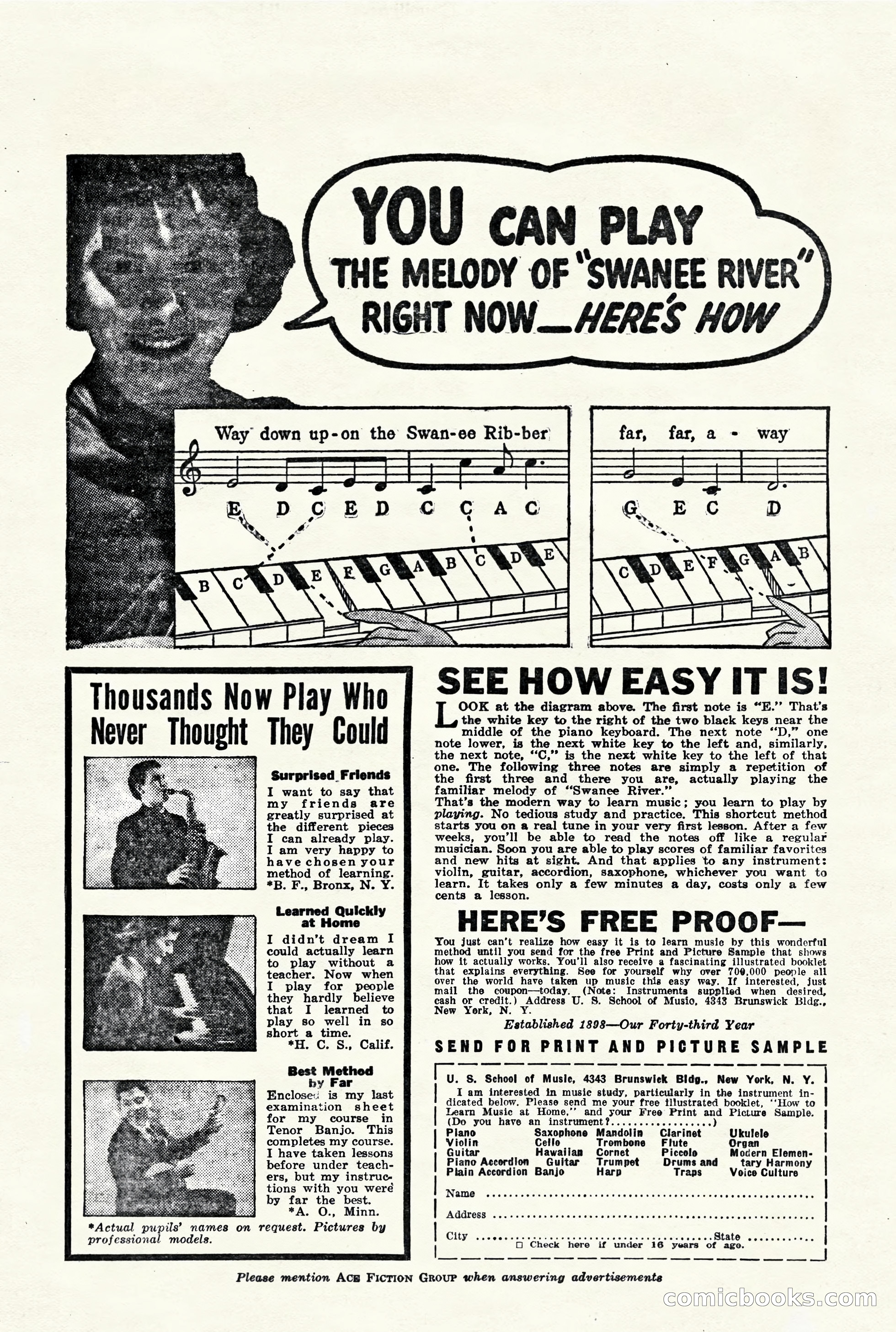 10-Story Detective, March 1941 — page 107: Pulp Fiction, 1941