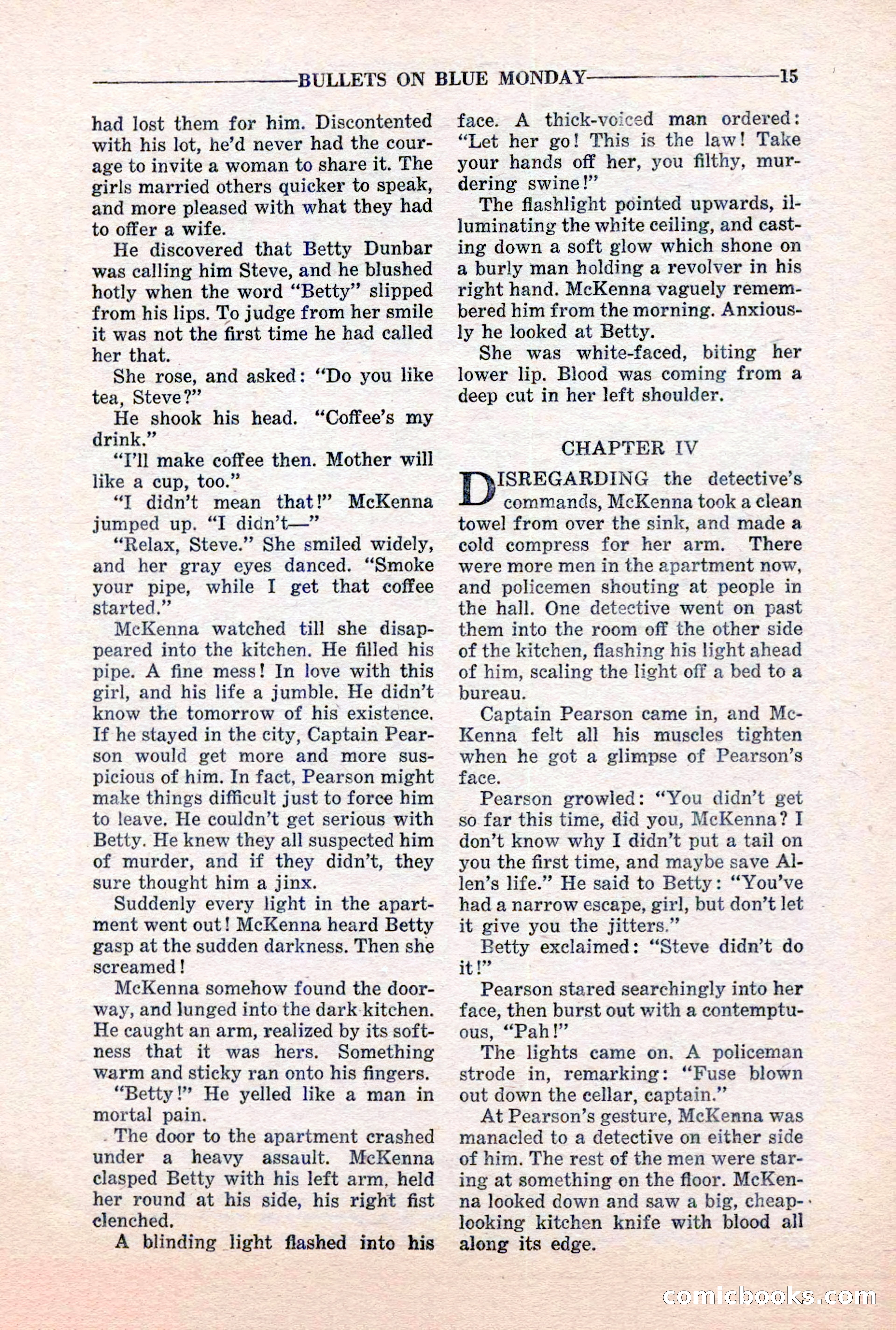 10-Story Detective, March 1941 — page 17: Pulp Fiction, 1941