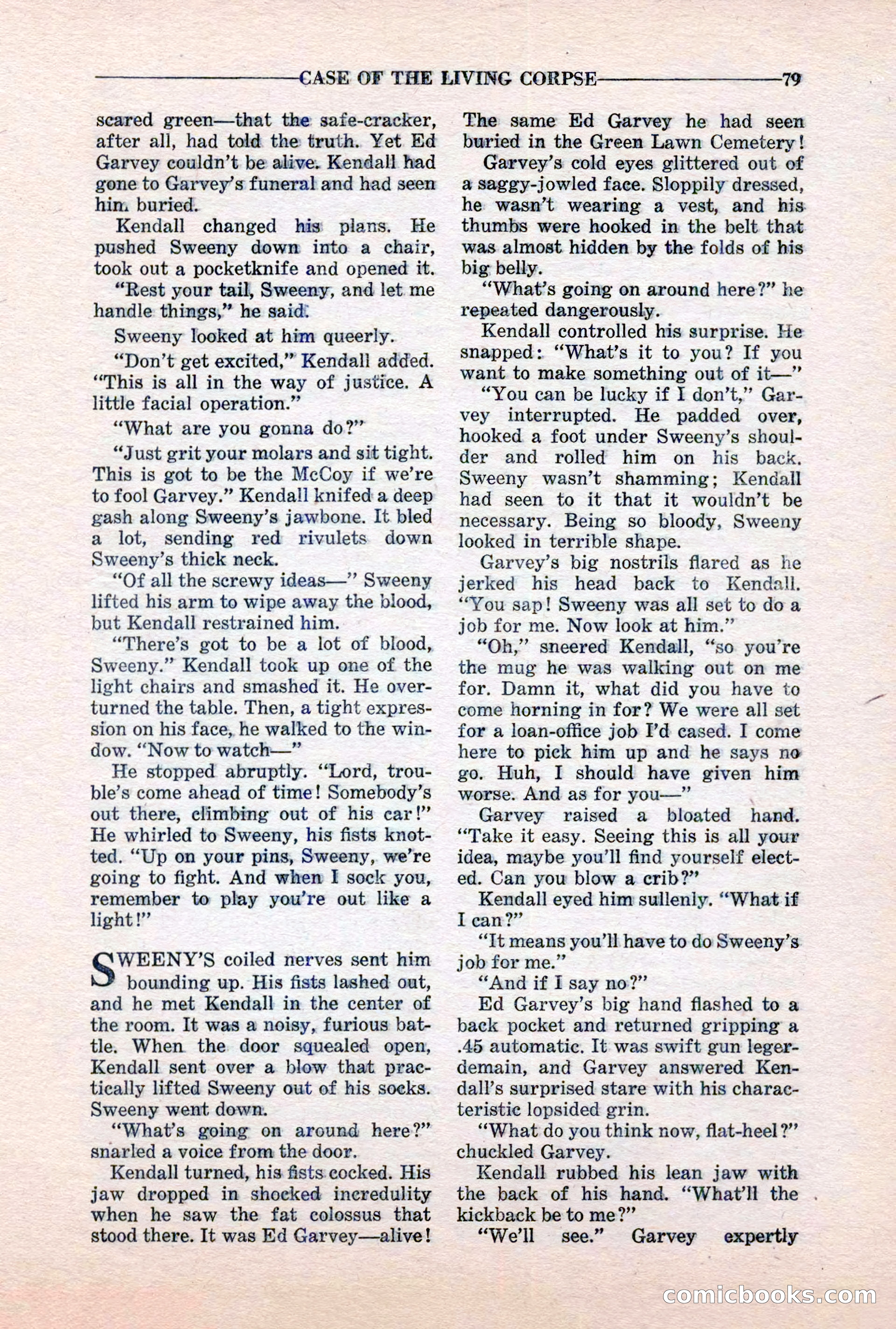 10-Story Detective, March 1941 — page 81: Pulp Fiction, 1941