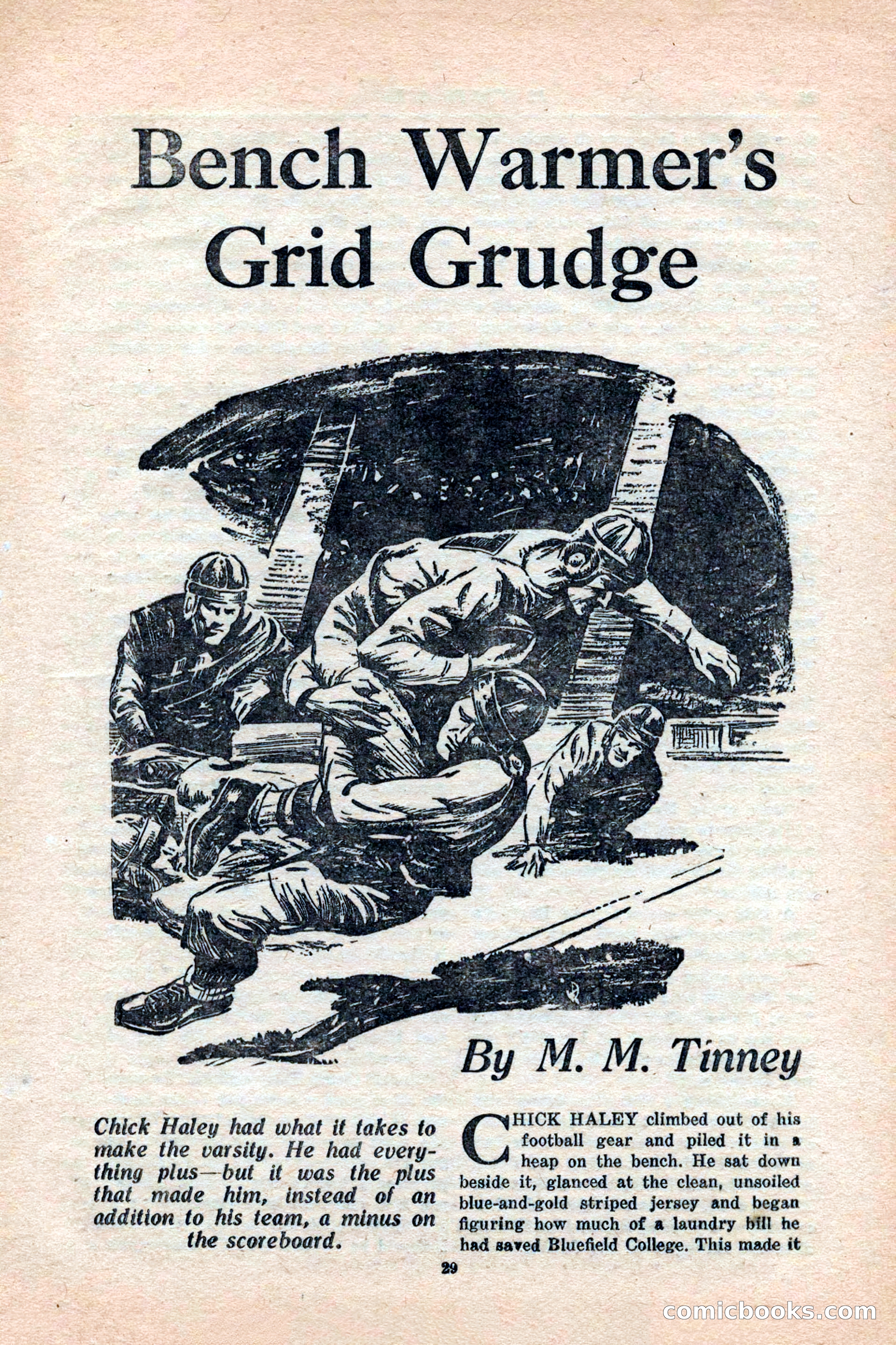 12 Sports Aces, January 1943 — page 31: Pulp Fiction, 1943