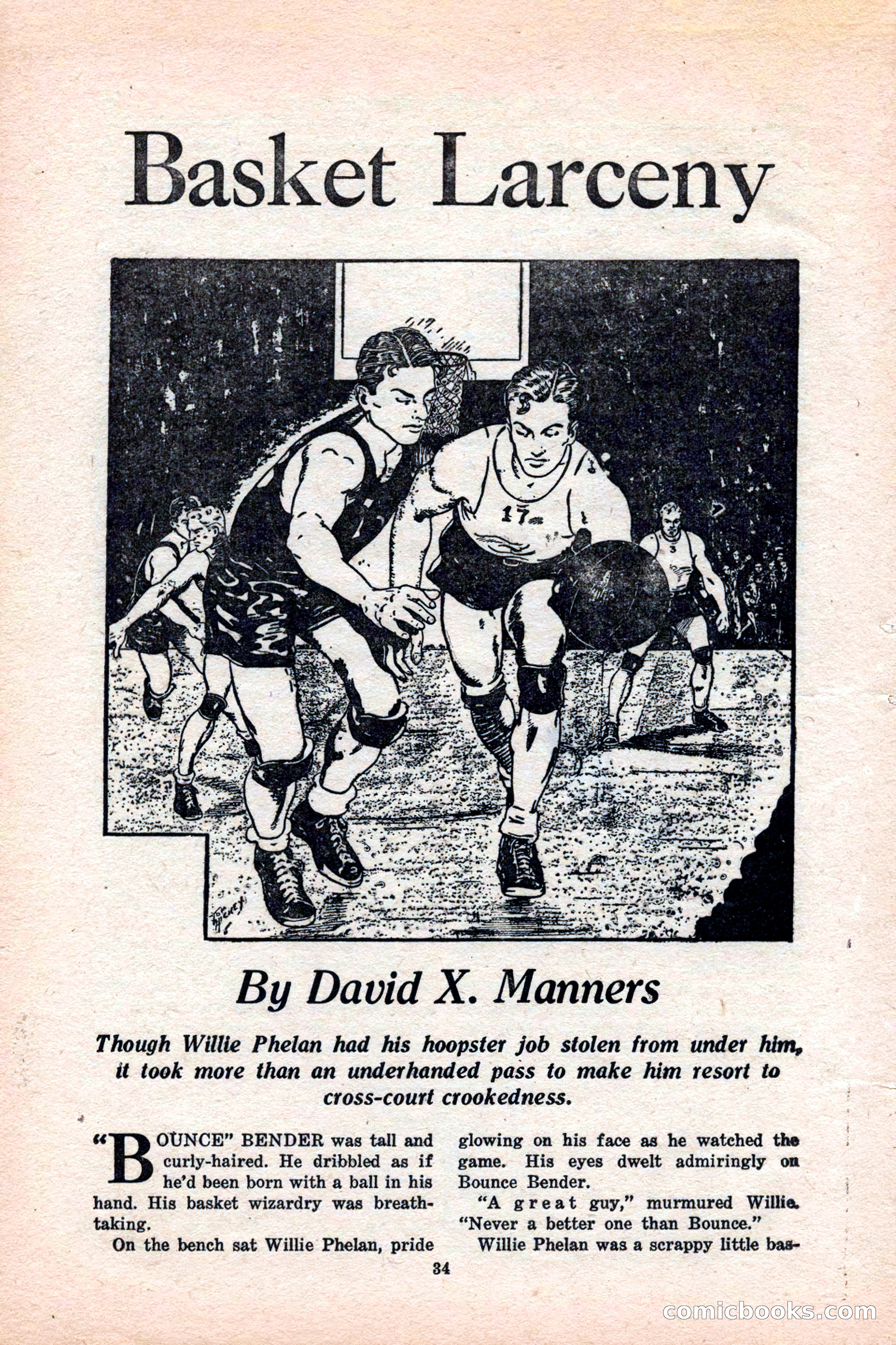 12 Sports Aces, January 1943 — page 36: Pulp Fiction, 1943