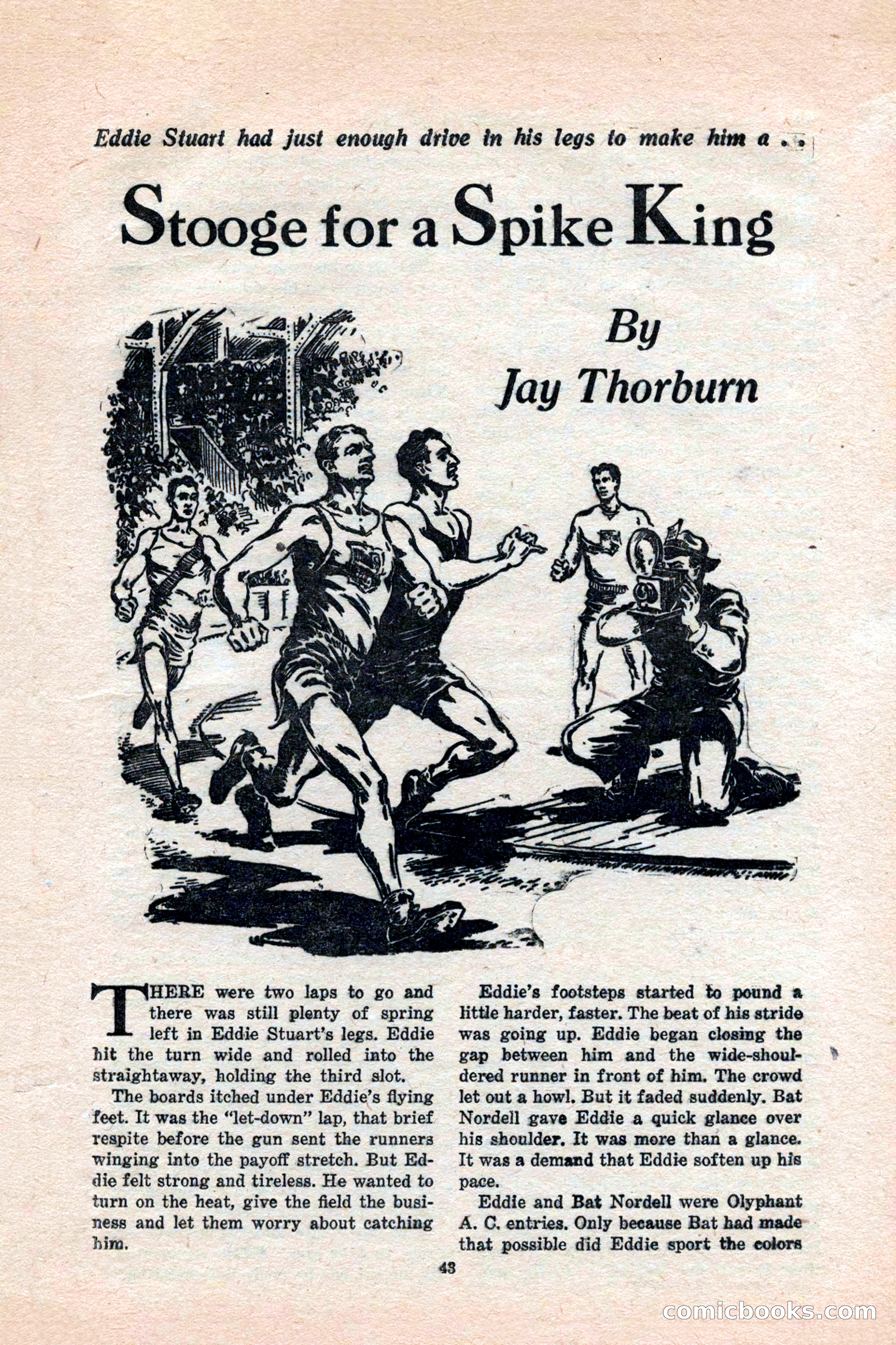 12 Sports Aces, January 1943 — page 45: Pulp Fiction, 1943