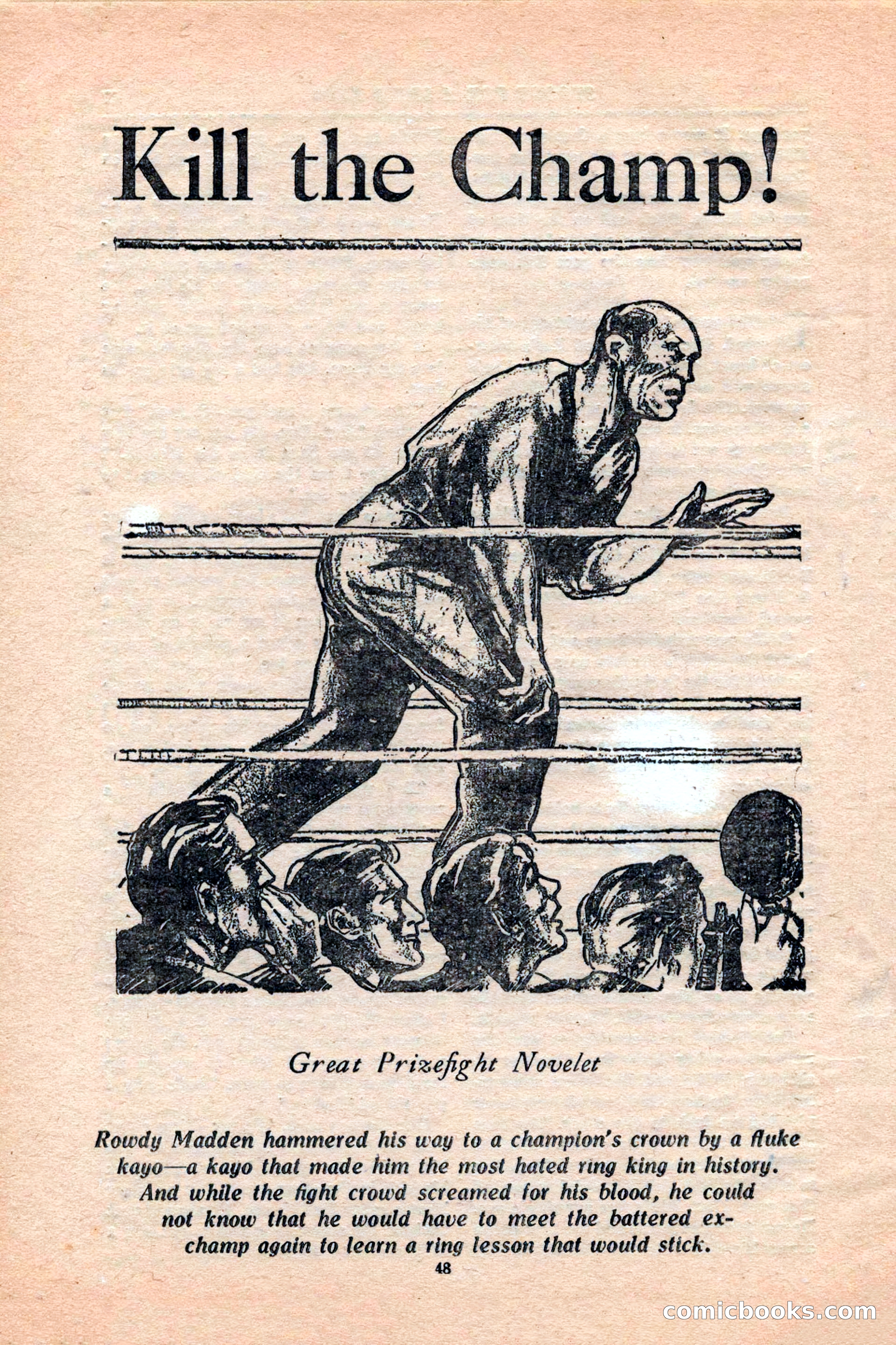12 Sports Aces, January 1943 — page 50: Pulp Fiction, 1943