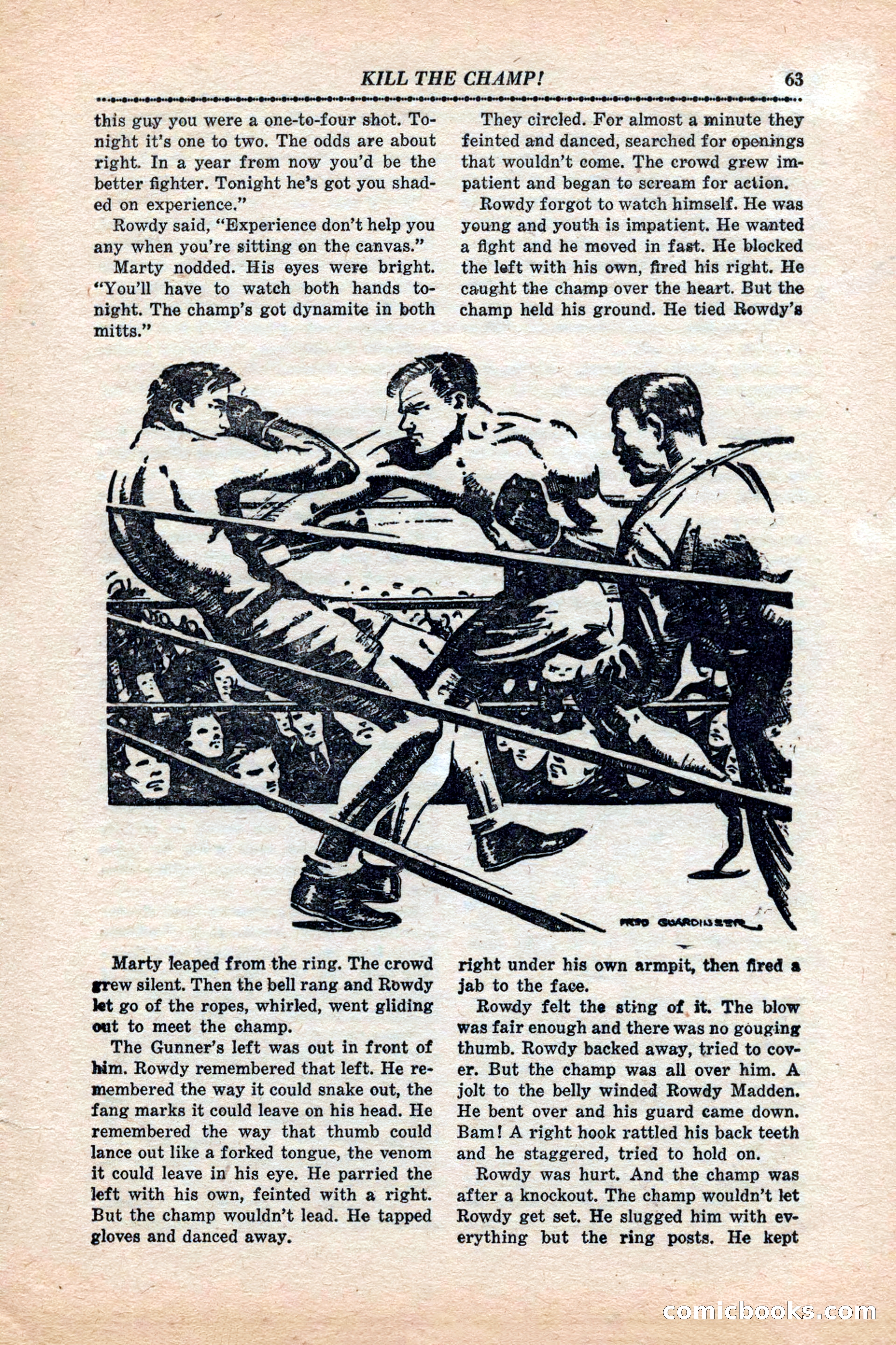 12 Sports Aces, January 1943 — page 65: Pulp Fiction, 1943