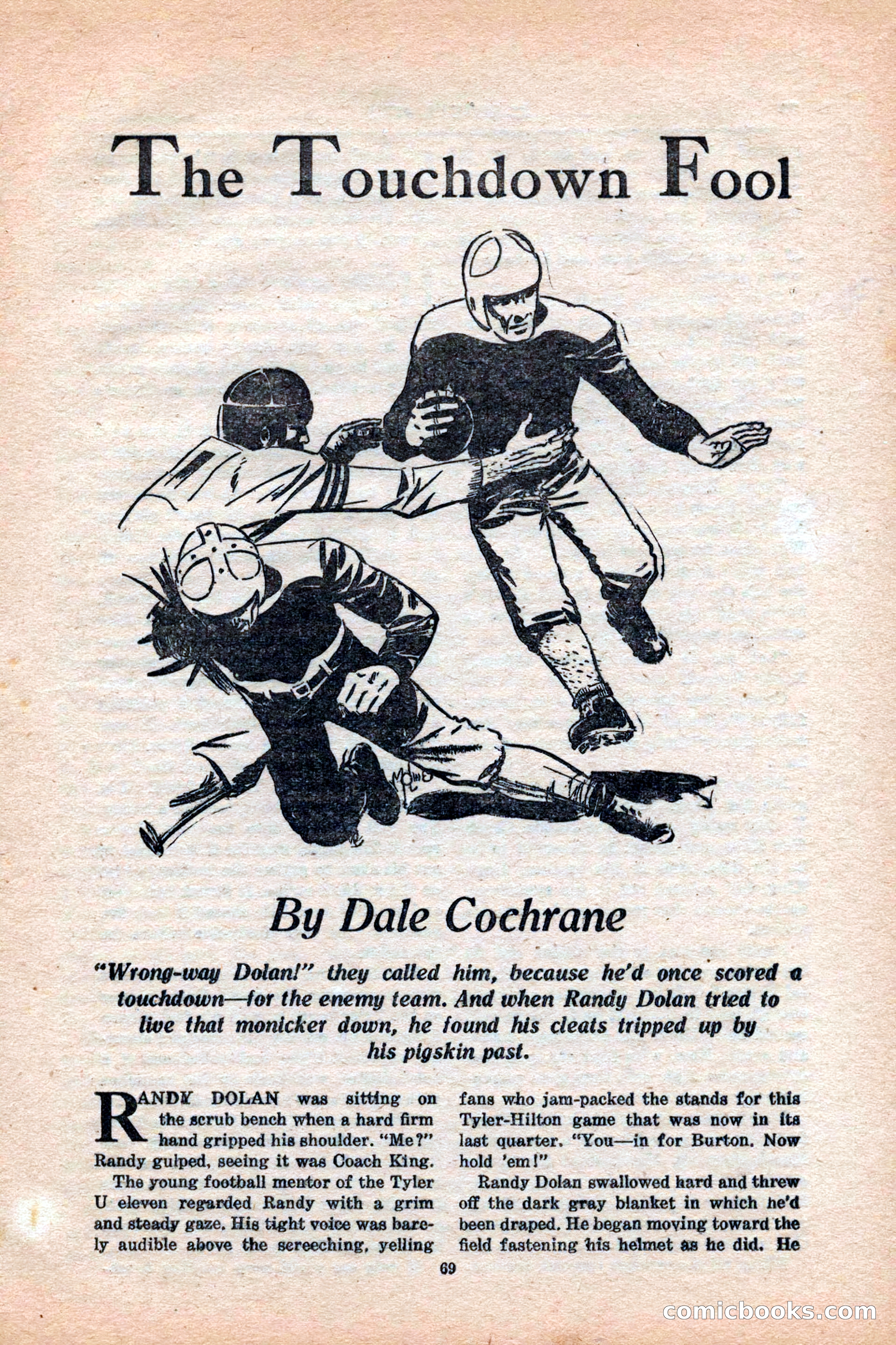 12 Sports Aces, January 1943 — page 71: Pulp Fiction, 1943