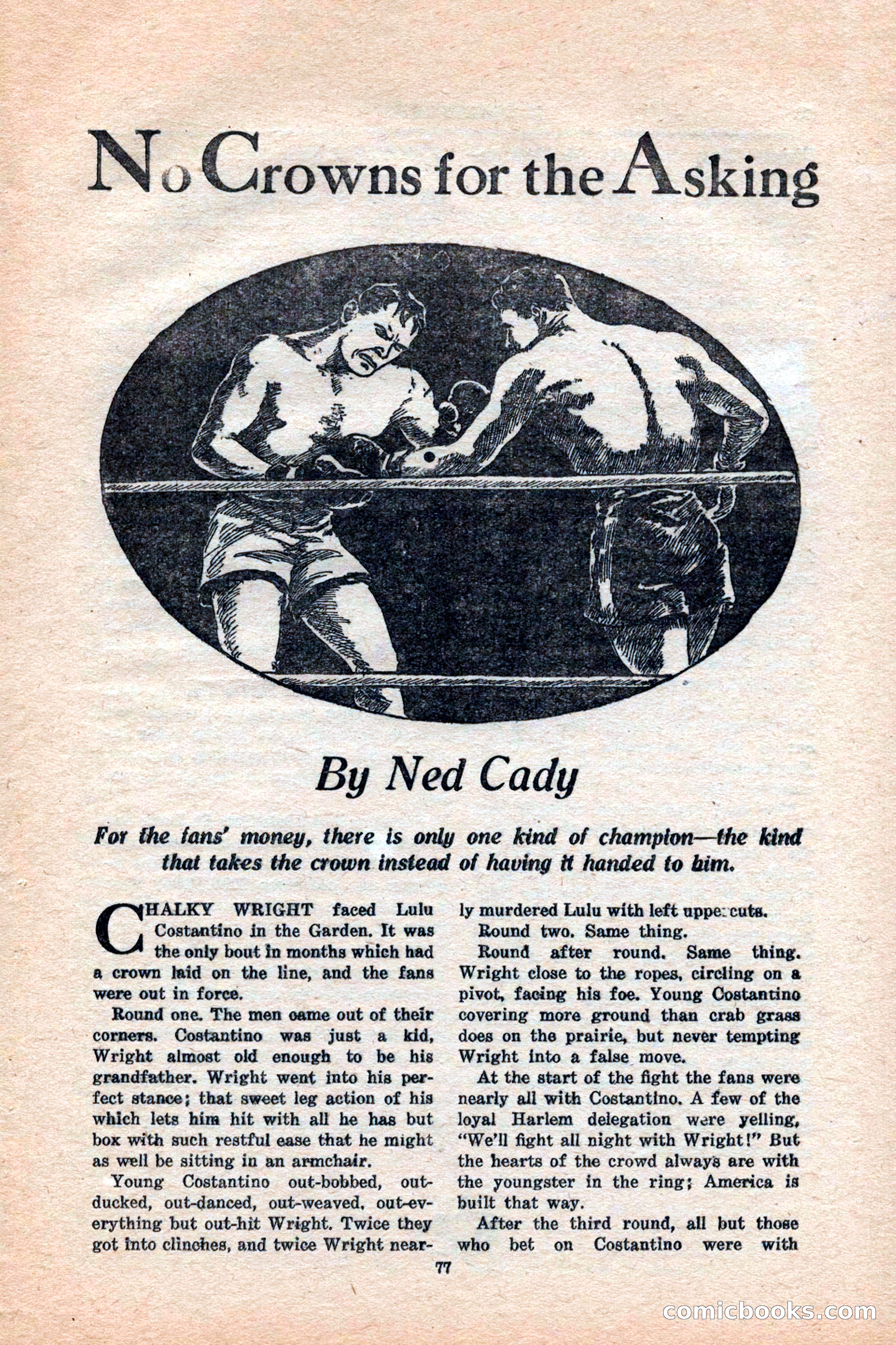12 Sports Aces, January 1943 — page 79: Pulp Fiction, 1943