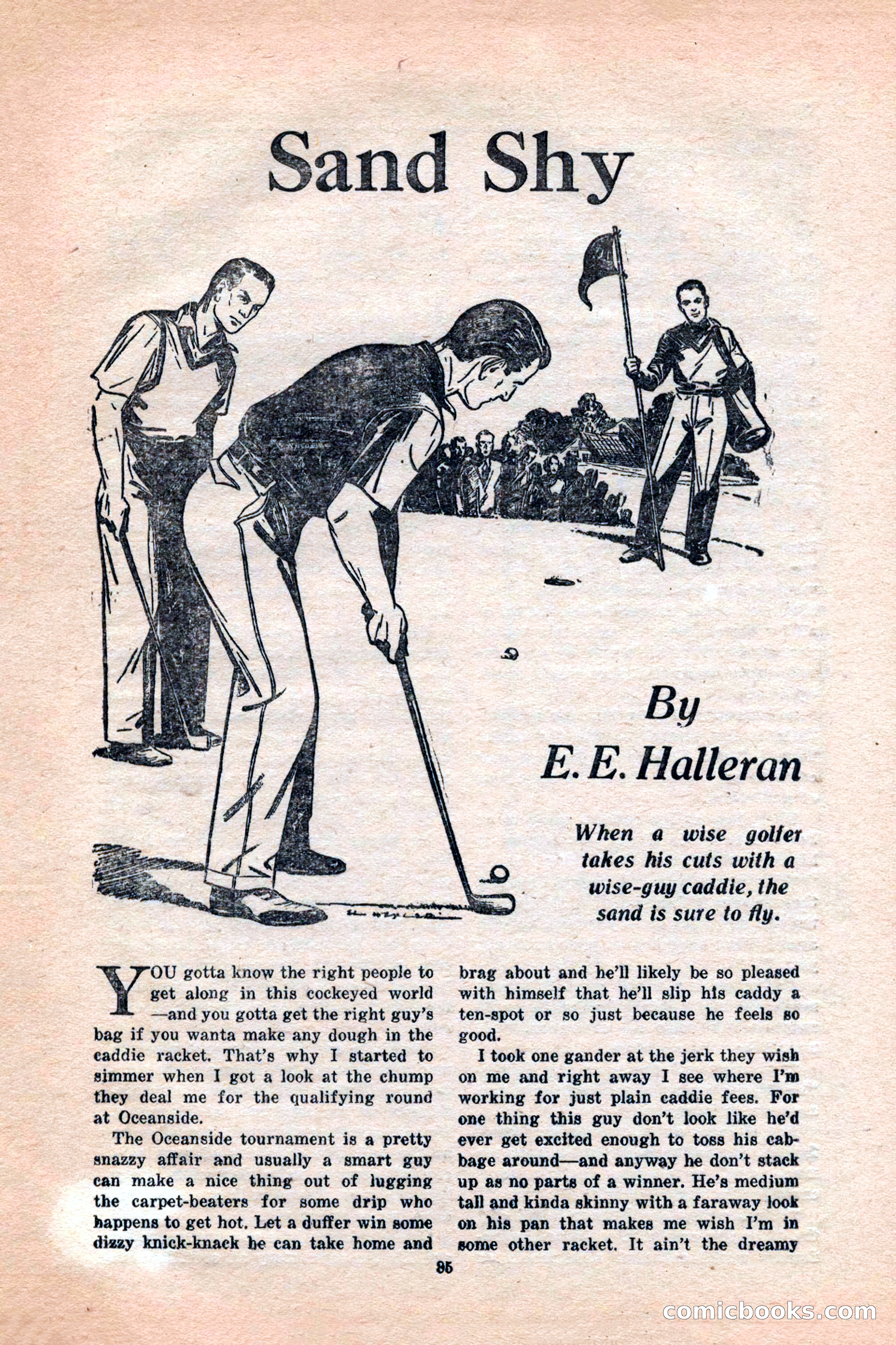12 Sports Aces, January 1943 — page 87: Pulp Fiction, 1943