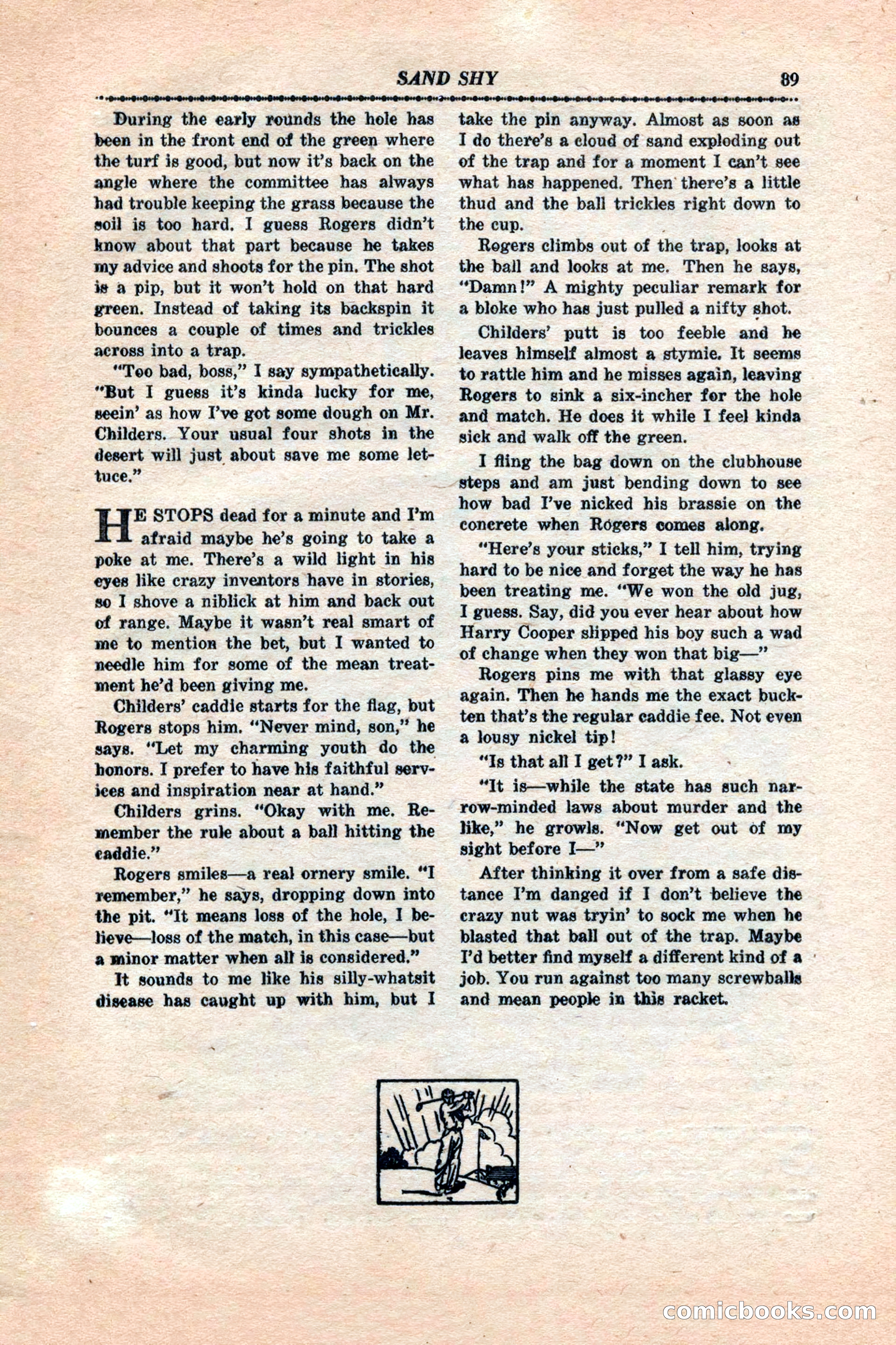 12 Sports Aces, January 1943 — page 91: Pulp Fiction, 1943