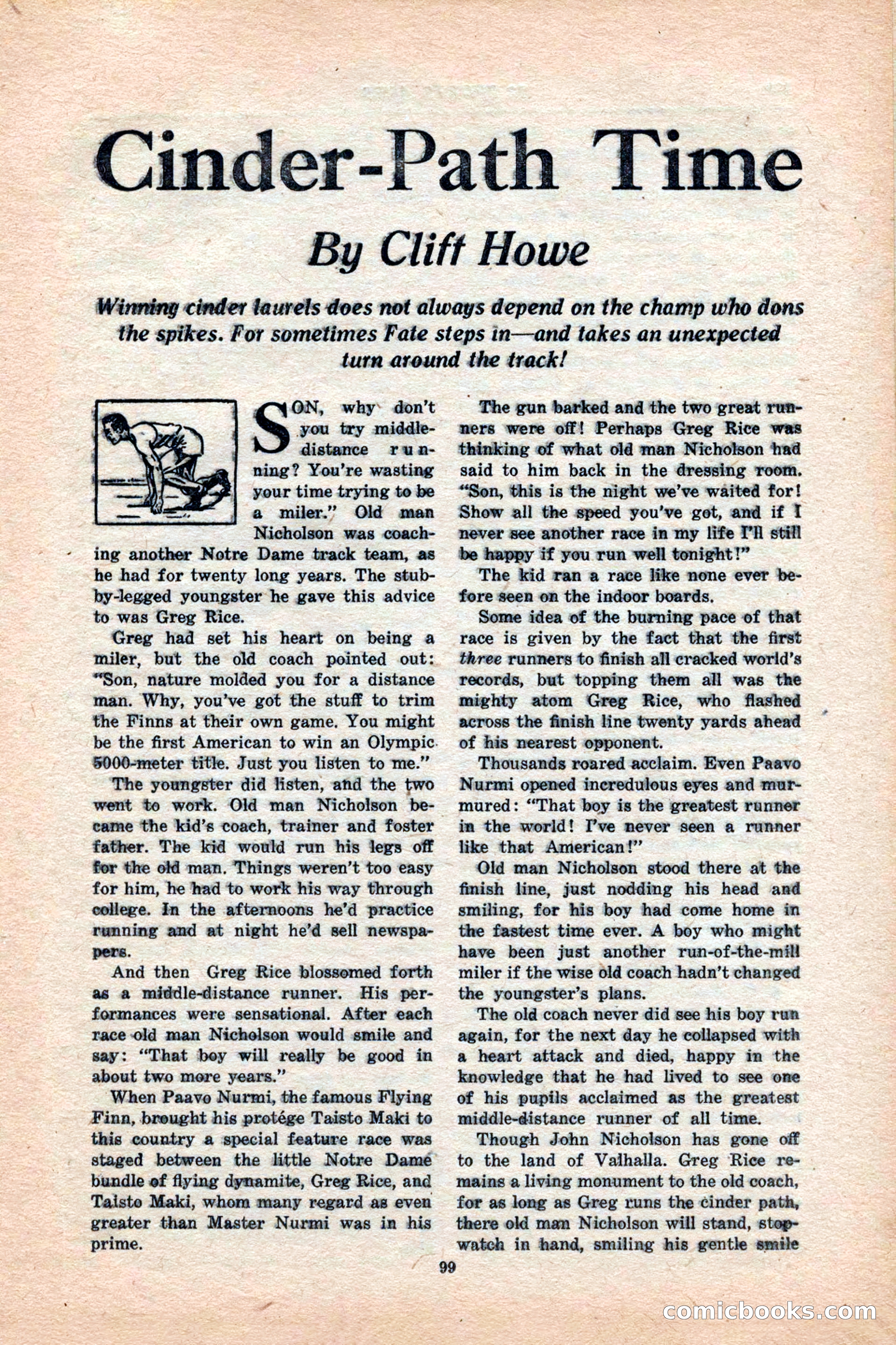 12 Sports Aces, January 1943 — page 101: Pulp Fiction, 1943