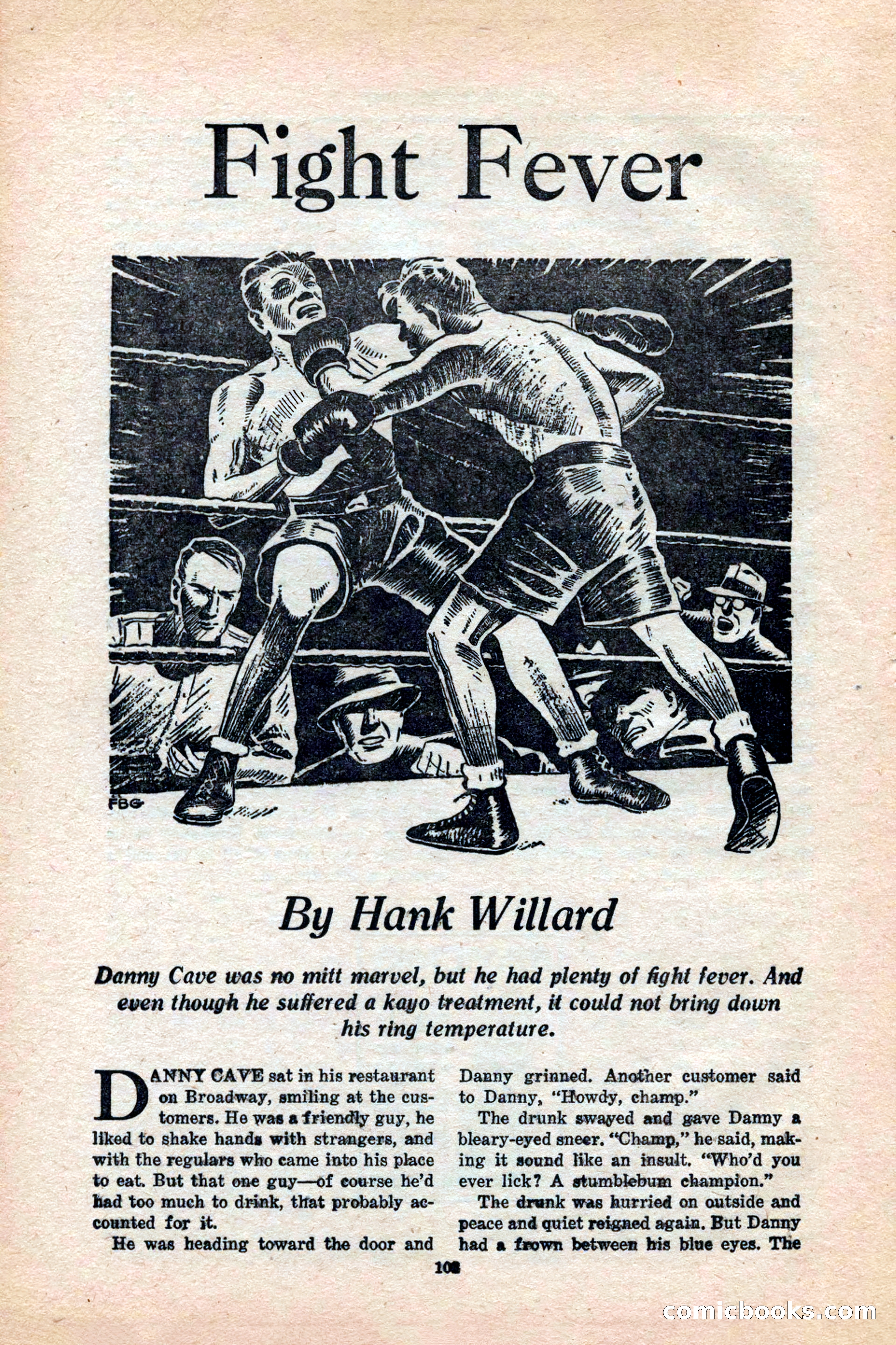 12 Sports Aces, January 1943 — page 104: Pulp Fiction, 1943