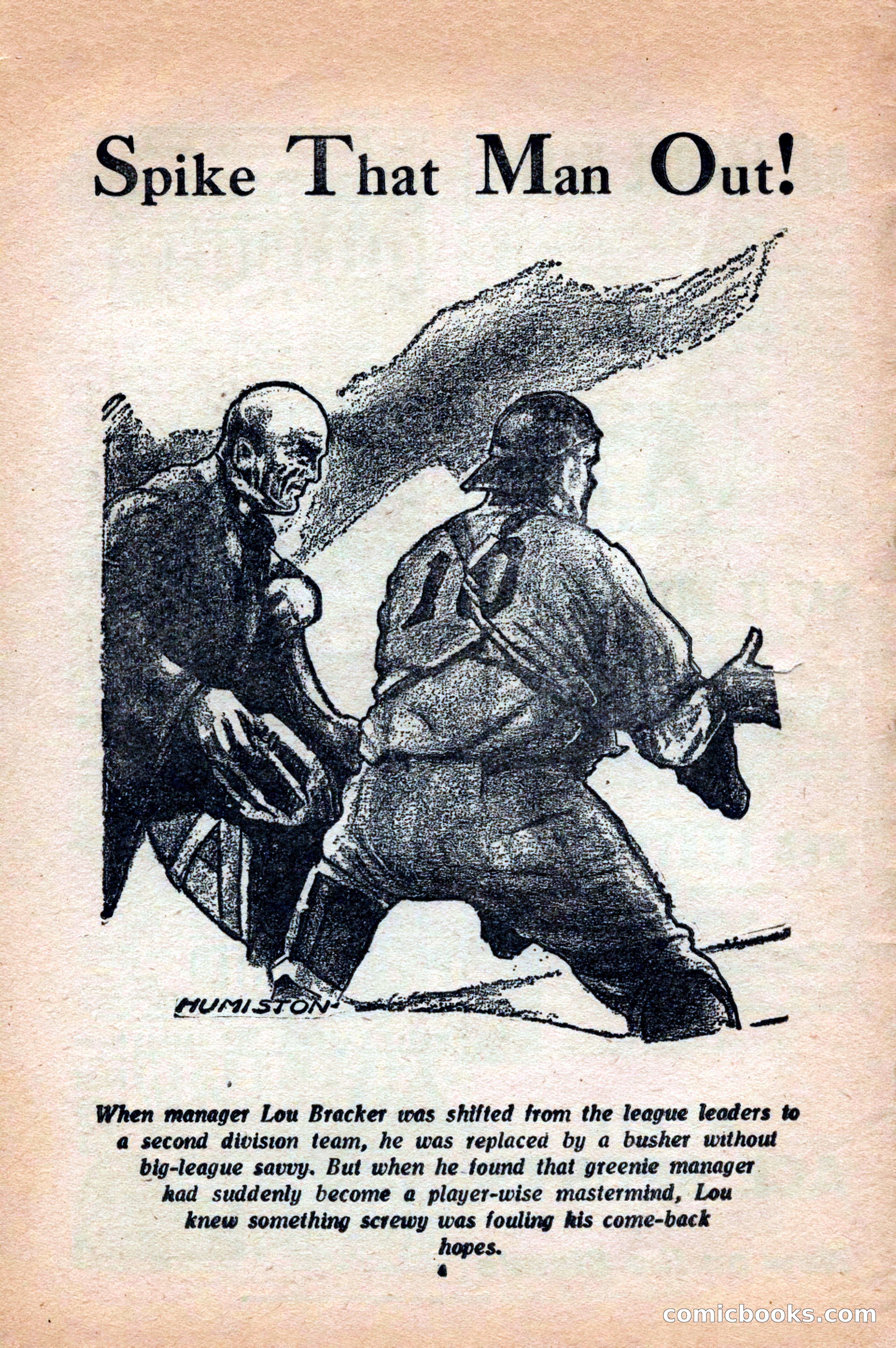 12 Sports Aces, May 1943 — page 6: Pulp Fiction, 1943