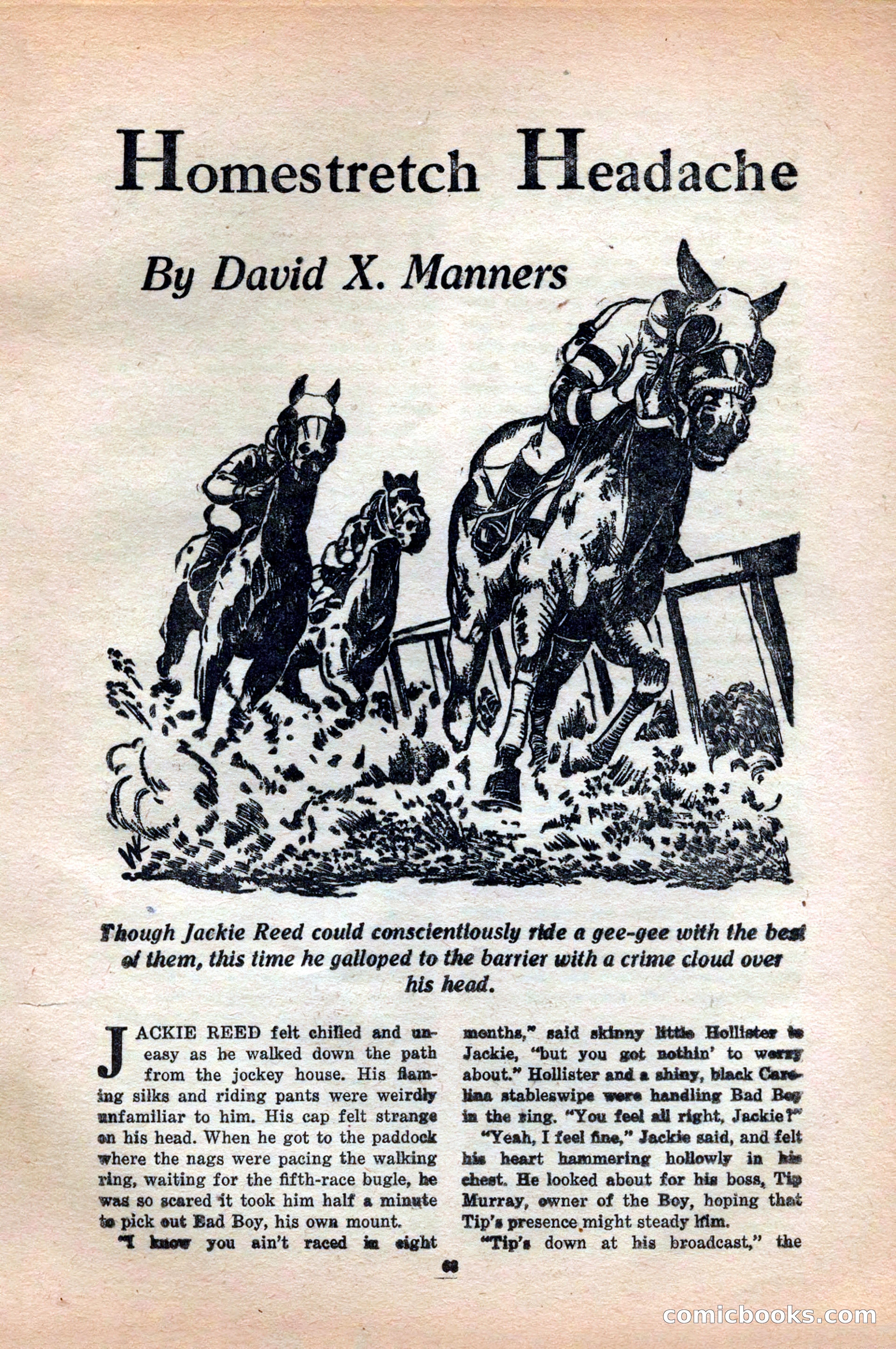 12 Sports Aces, May 1943 — page 65: Pulp Fiction, 1943