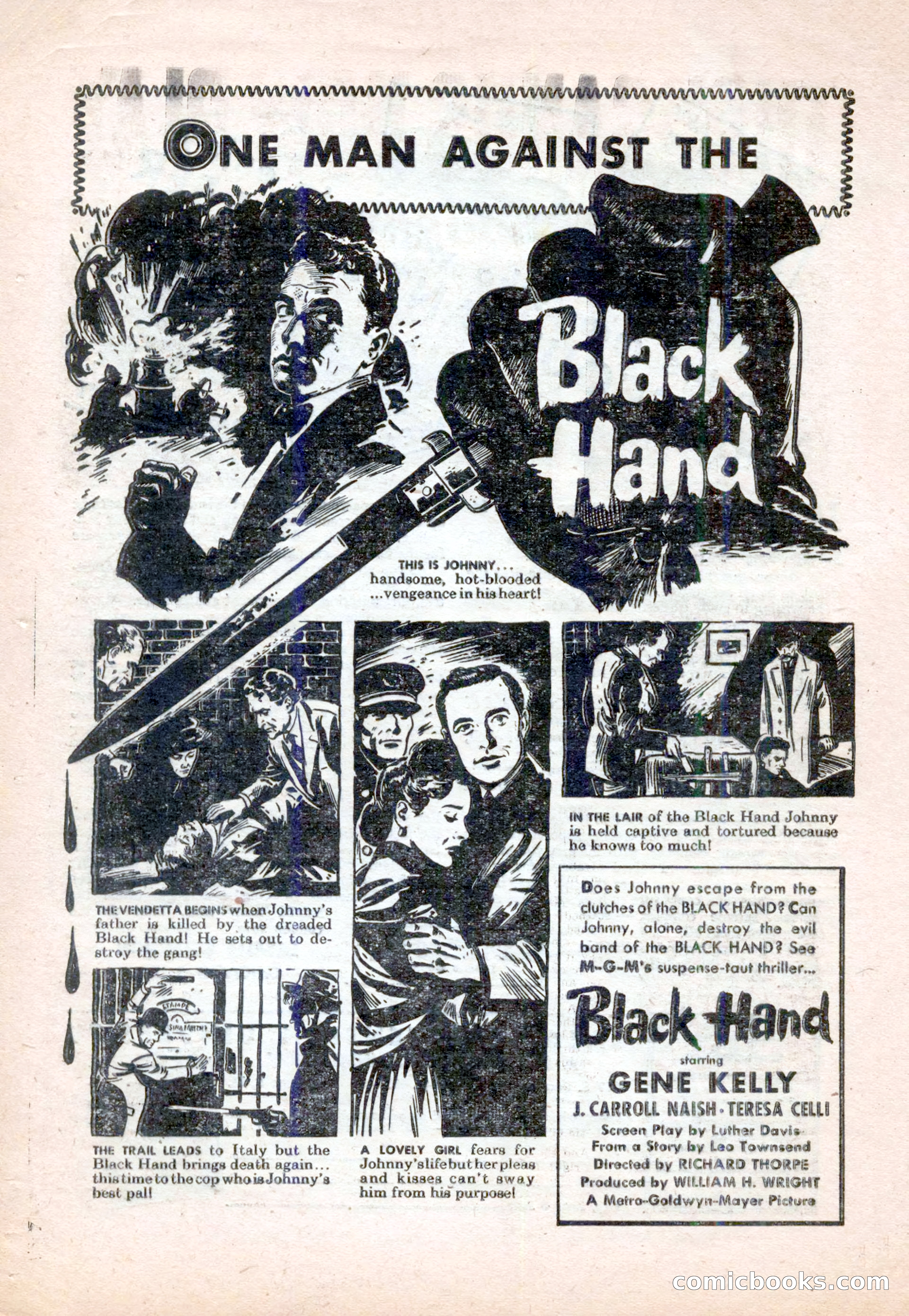 15 Story Detective, April 1950 — page 8: Pulp Fiction, 1950