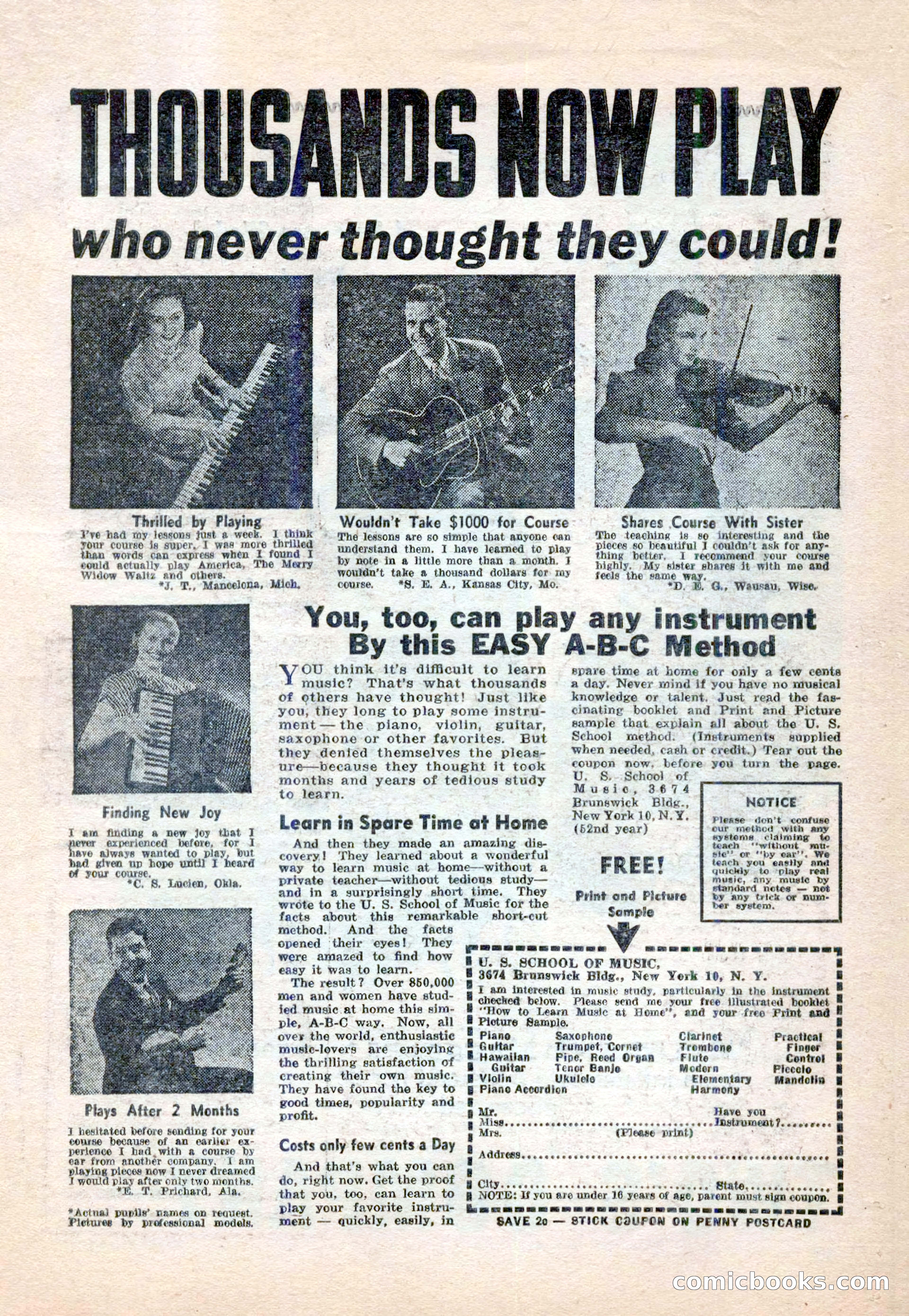 15 Story Detective, April 1950 — page 9: Pulp Fiction, 1950