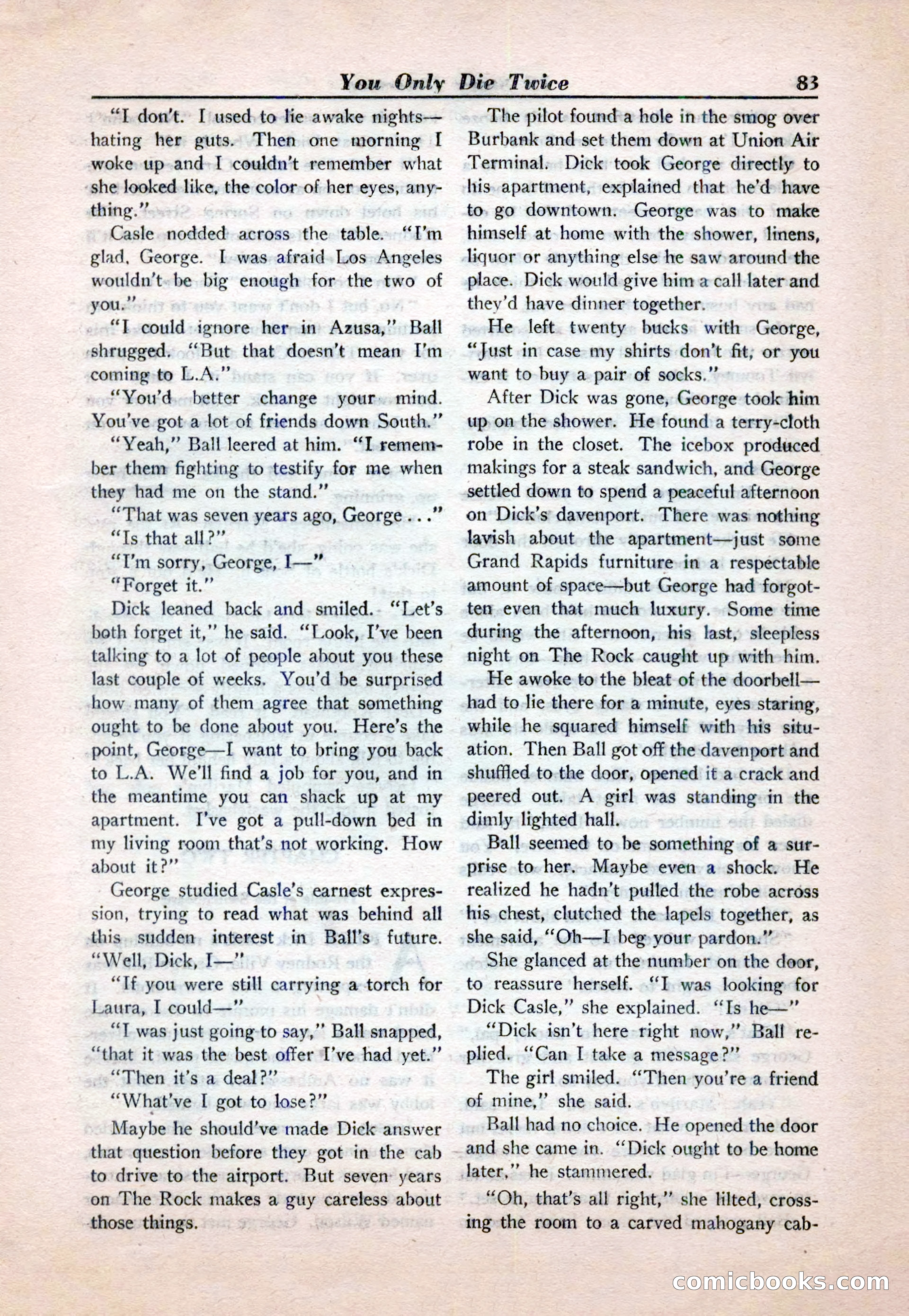 15 Story Detective, April 1950 — page 83: Pulp Fiction, 1950