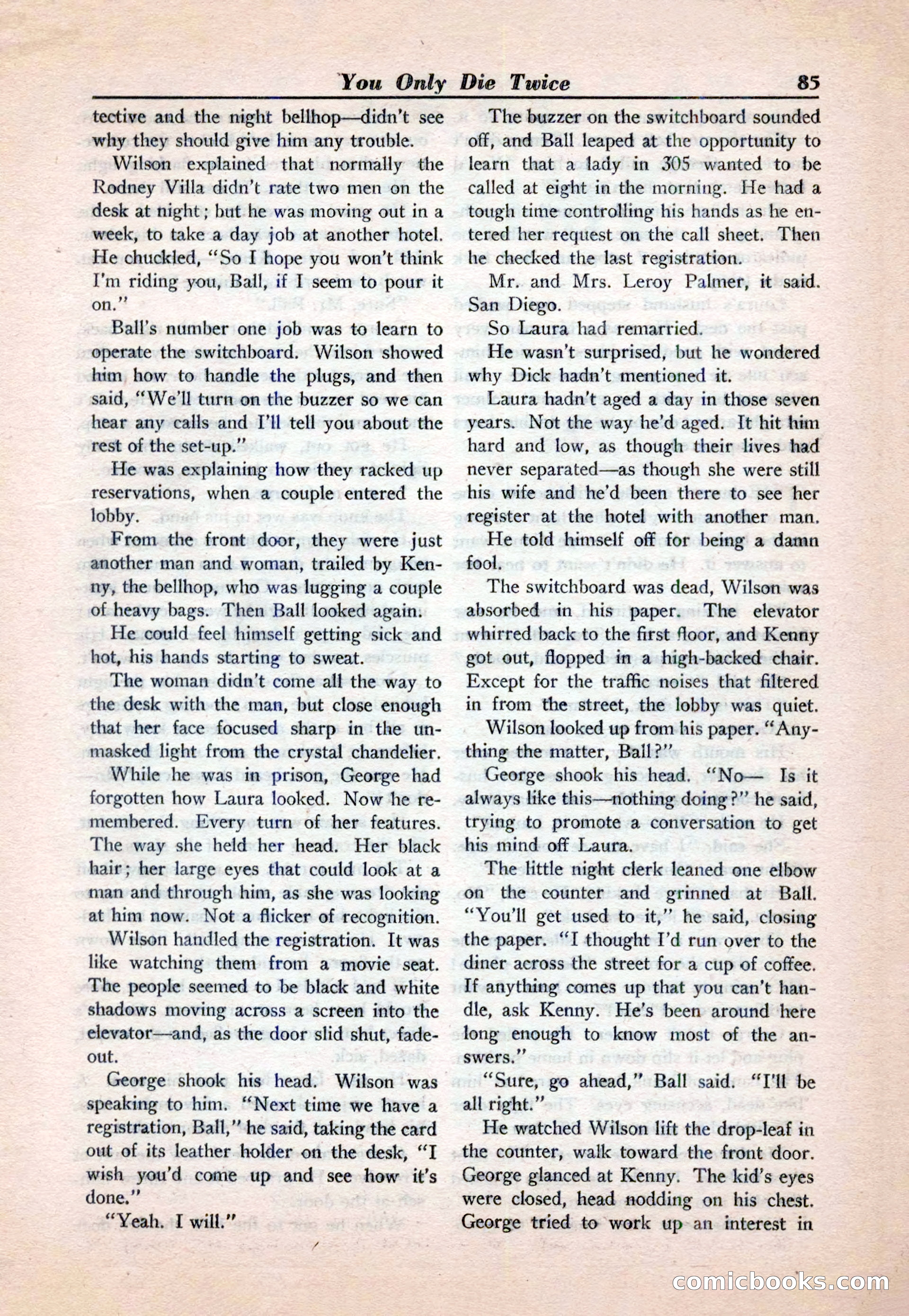 15 Story Detective, April 1950 — page 85: Pulp Fiction, 1950